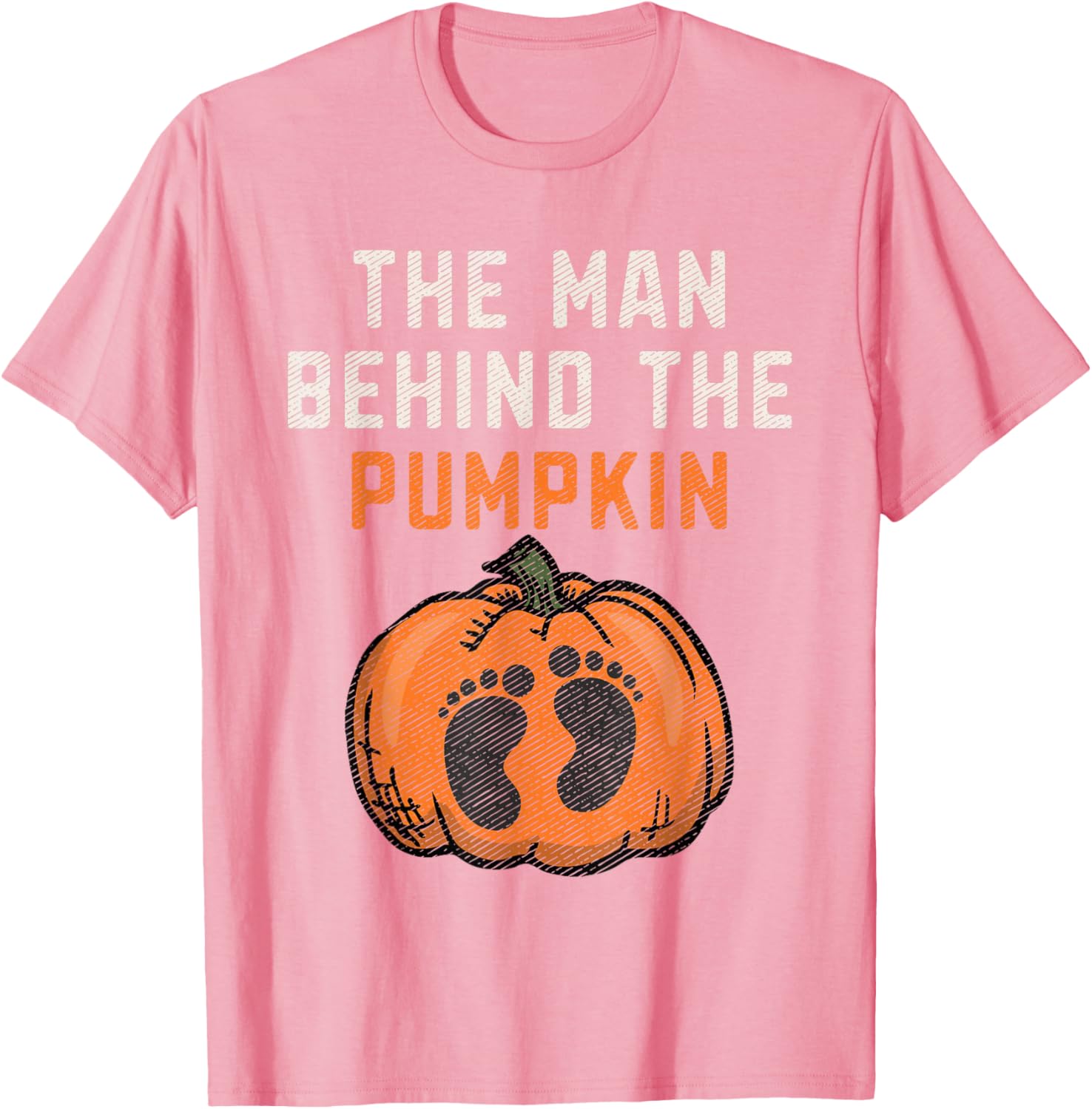 Funny Pumpkin Dad Halloween Pregnancy Reveal T-Shirt for Expecting Fathers - 6