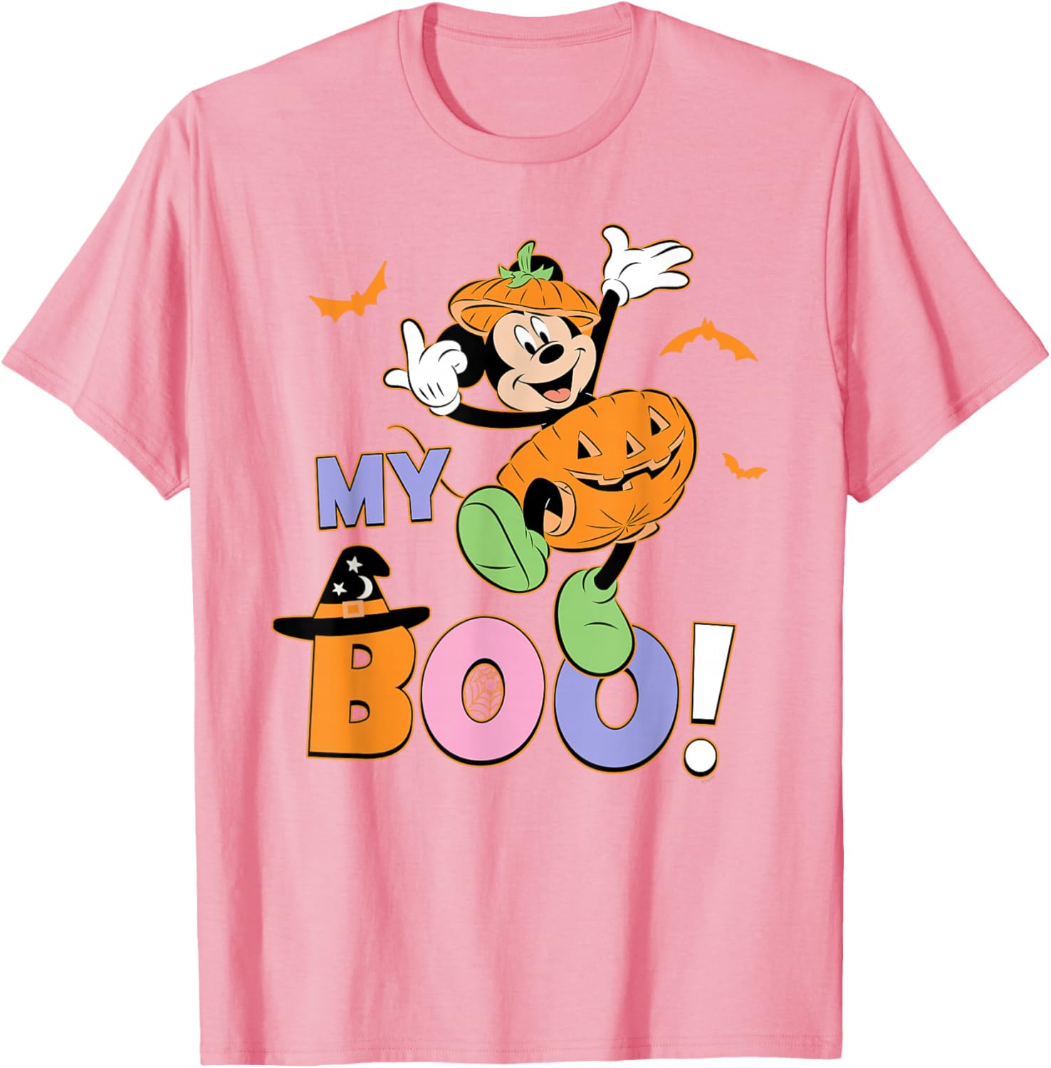 Disney Mickey Mouse My Boo Couples Halloween T-Shirt for Fun Halloween Style - 11