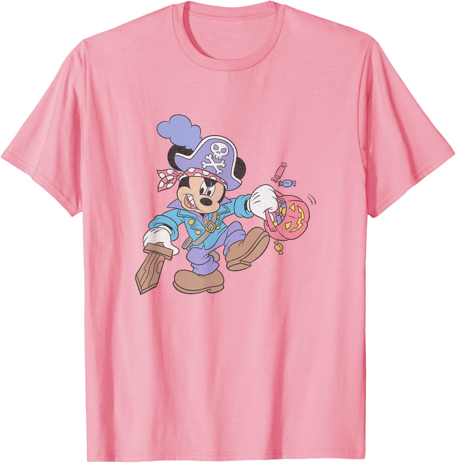 Disney Mickey and Friends Halloween Pirate T-Shirt for Kids and Adults - 10