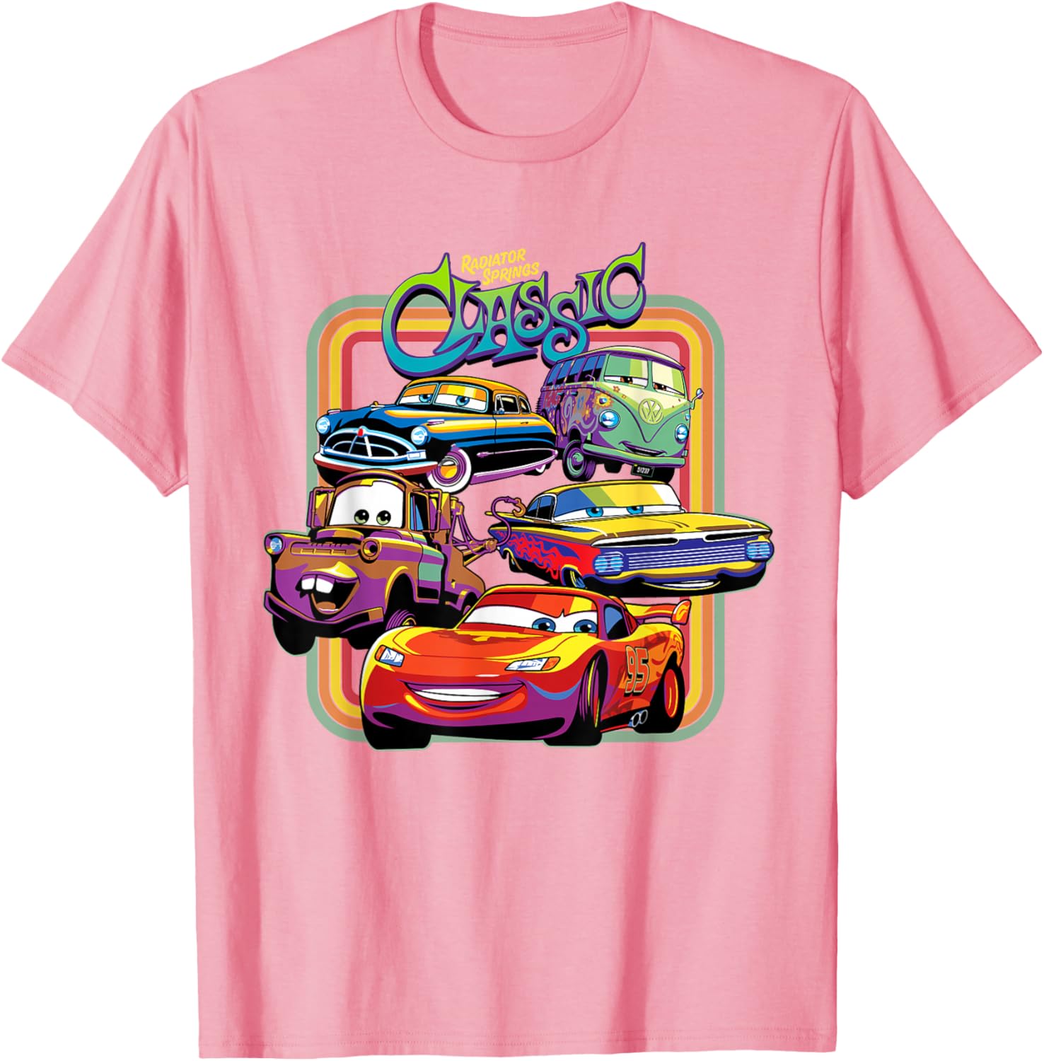 Disney PIXAR Cars Radiator Springs Classic T-Shirt for Kids and Adults - 9