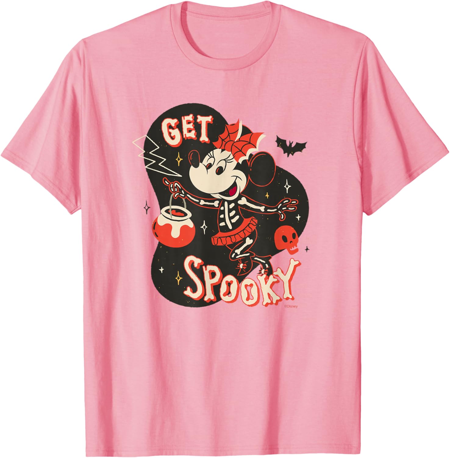 Disney Minnie Mouse Skeleton T-Shirt for Spooky Halloween Fun - 17