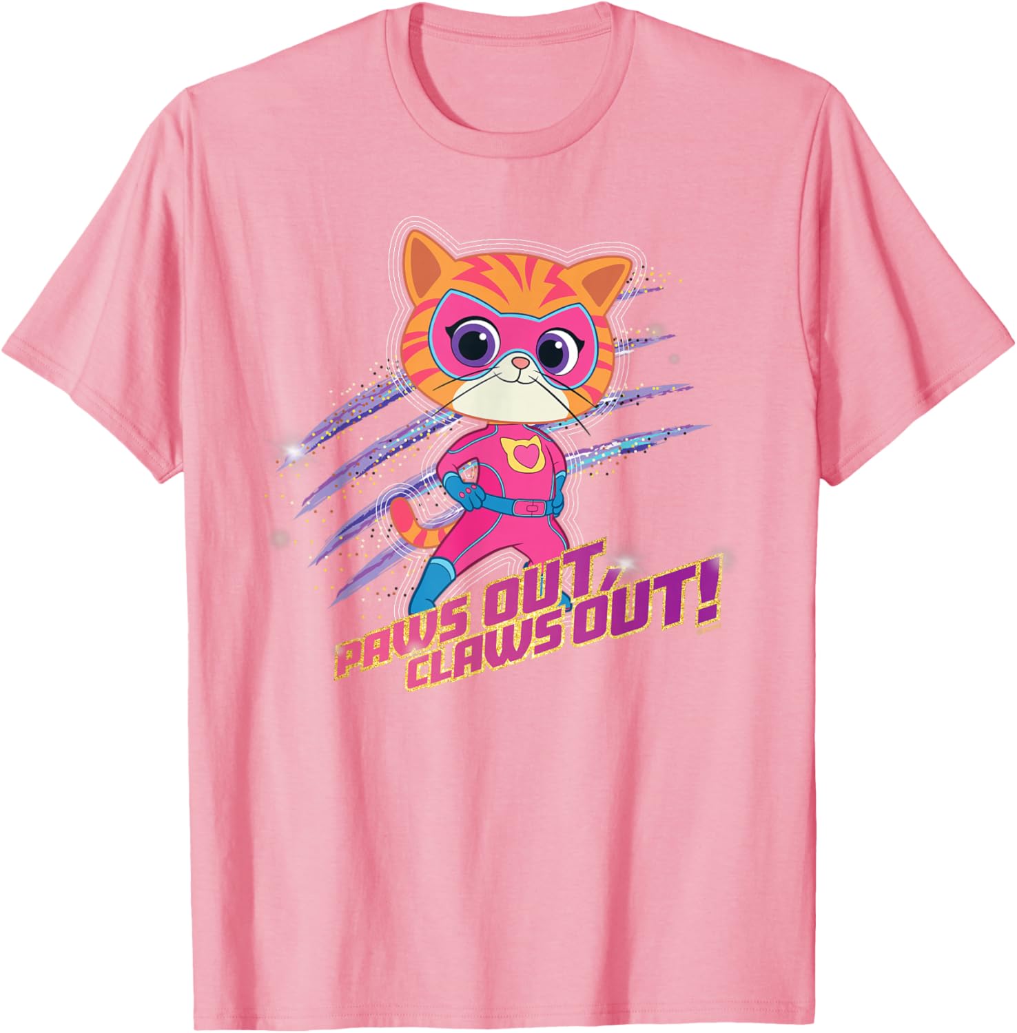 Disney Junior SuperKitties Ginny Paws Out Claws Out T-Shirt for Kids - 12