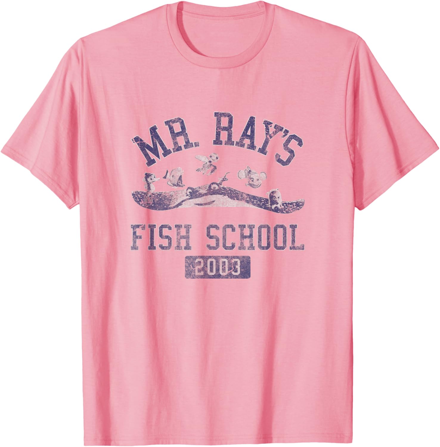 Disney Pixar Finding Nemo Mr. Ray Fish School T-Shirt for Fish Lovers - 9