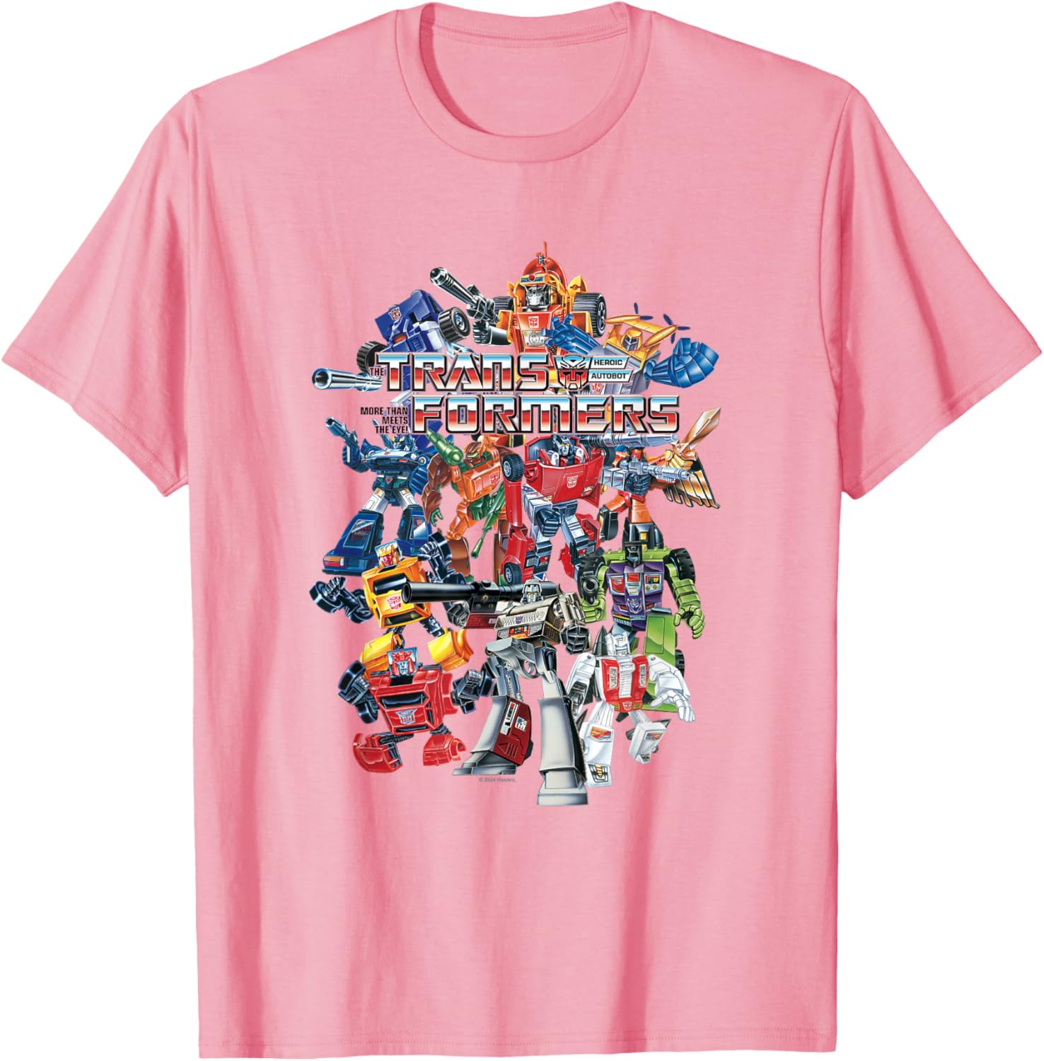 Transformers Vintage Retro Autobots Colorful Poster T-Shirt for Fans - 1