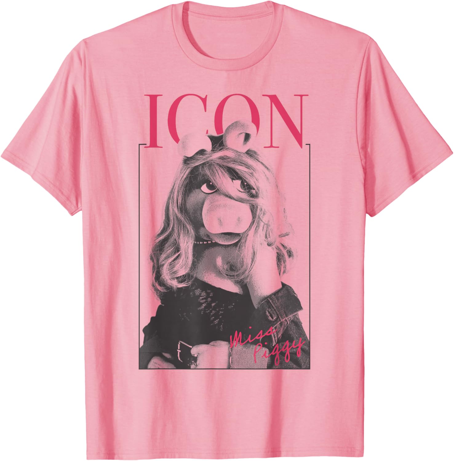 Disney The Muppets Miss Piggy Icon Magazine Poster T-Shirt for Fans - 3