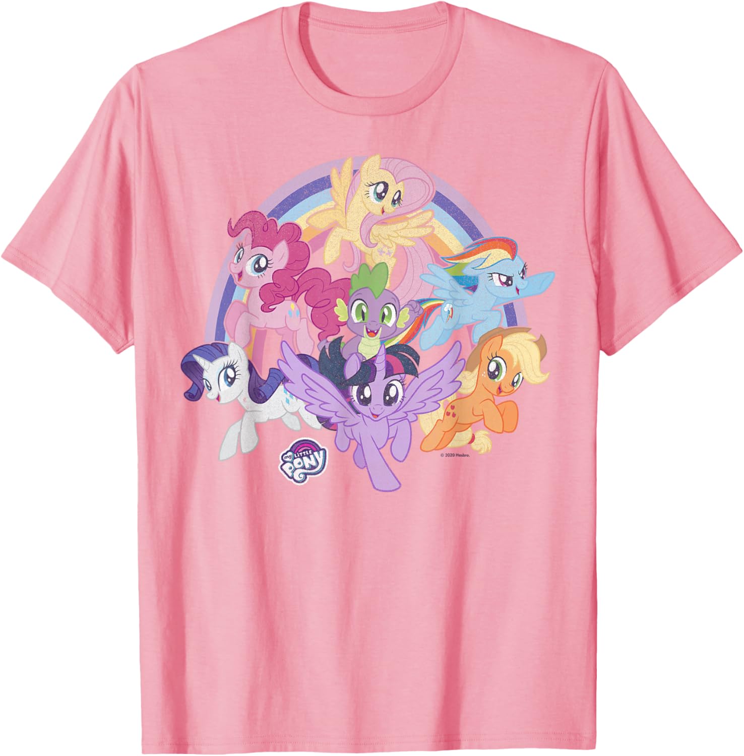 My Little Pony Rainbow Pony Group Shot T-Shirt for Fans and Collectors - 4