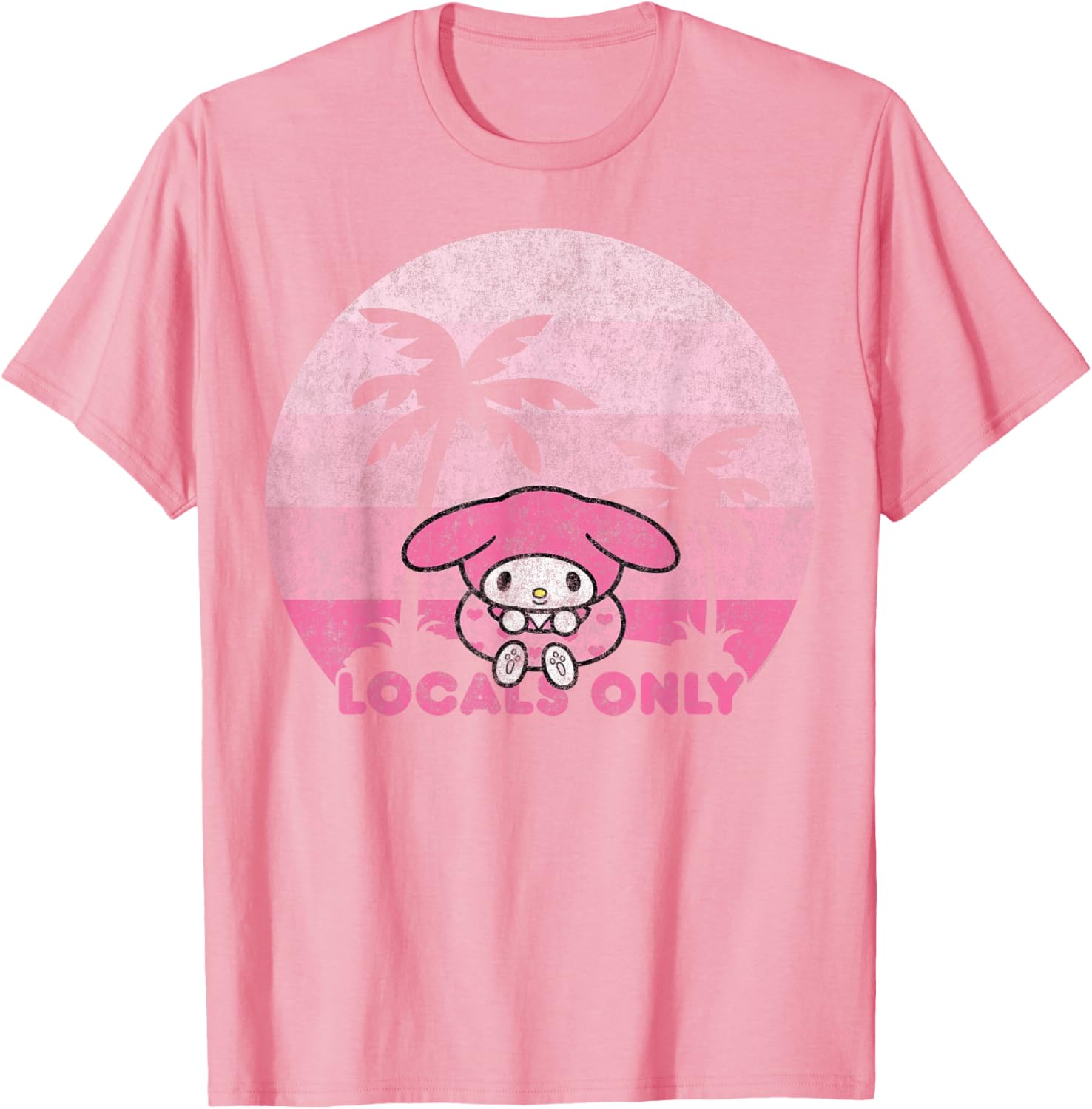 My Melody Locals Only T-Shirt for Cute and Casual Style Lovers - 5