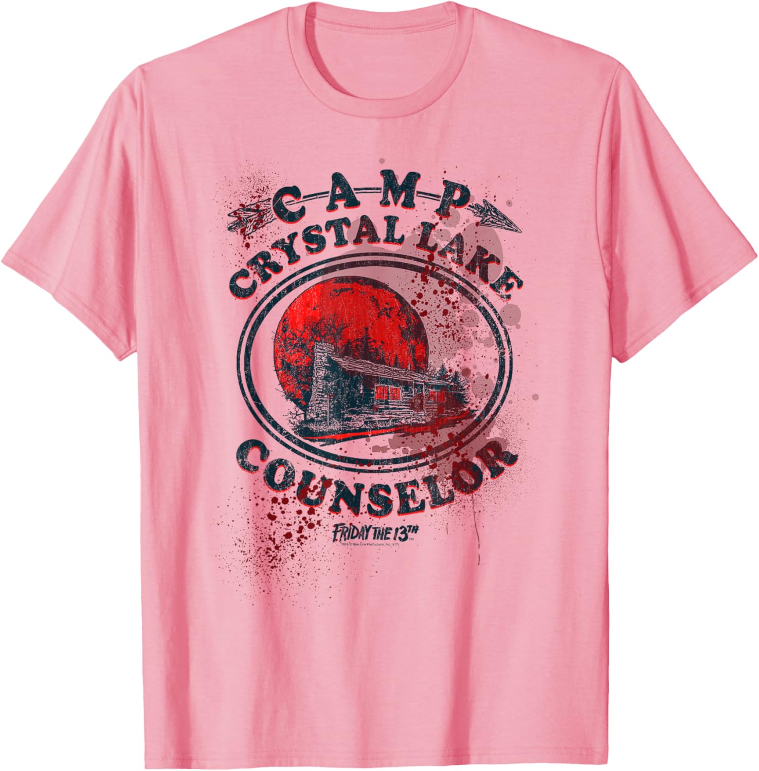 Friday the 13th Camp Counselor Victim T-Shirt for Horror Movie Fans - 10