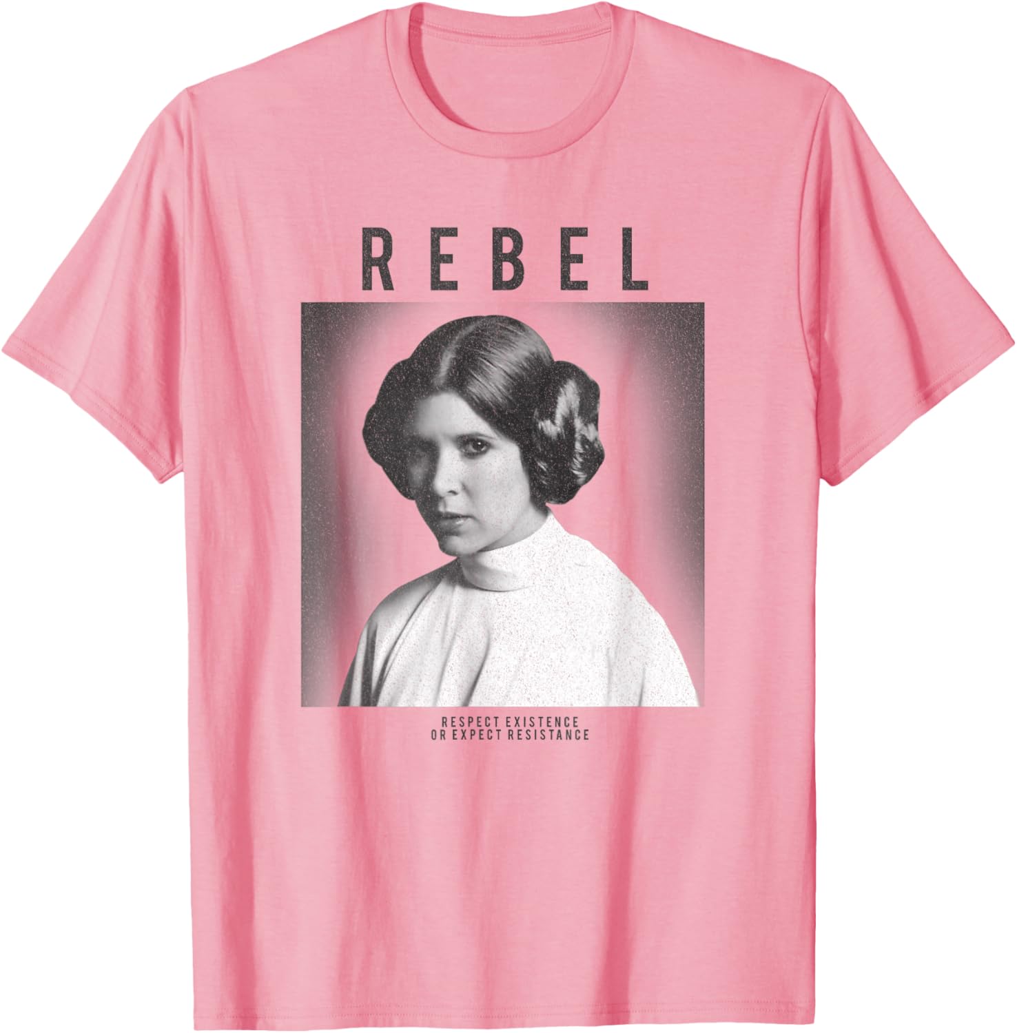 Star Wars Princess Leia Rebel Box Up Respect Existence T-Shirt for Fans - 5