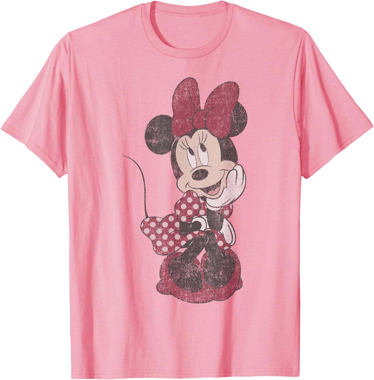Minnie Mouse Vintage Shy T-Shirt for Disney Fans - Cute Mickey Design - 4