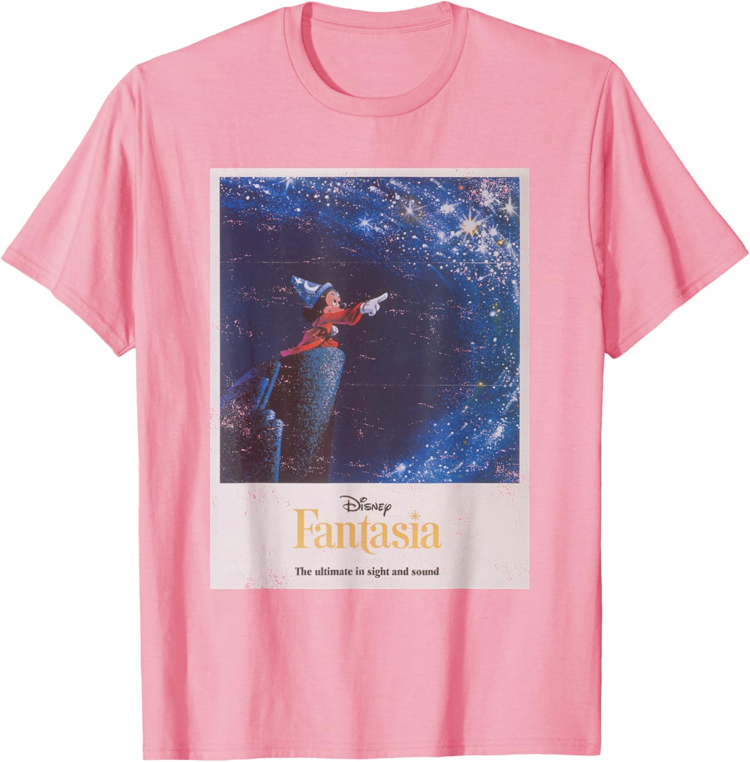 Disney Mickey Mouse Fantasia Retro Poster T-Shirt for Fans and Collectors - 17