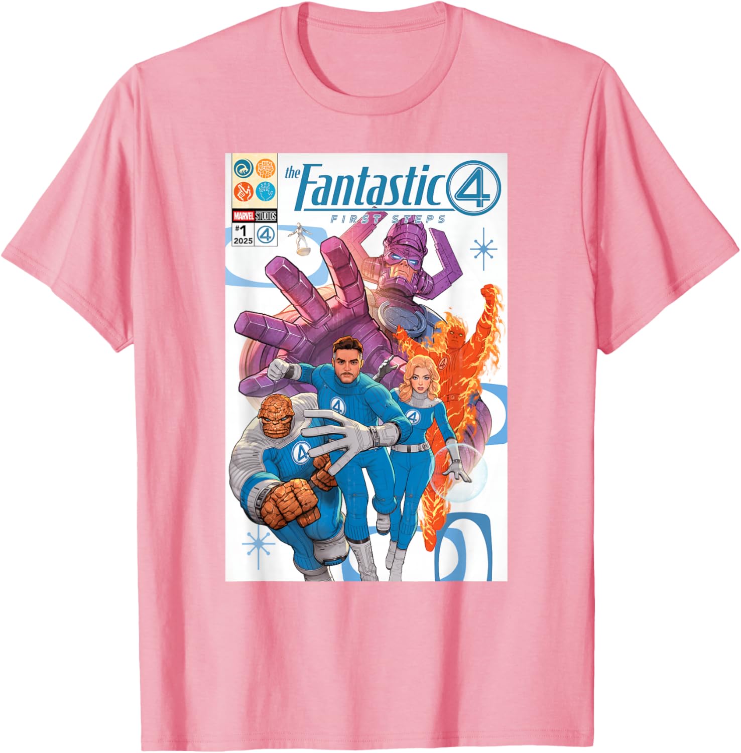 Marvel Fantastic Four Comic Book Cover Art T-Shirt for Fans and Collectors - 23