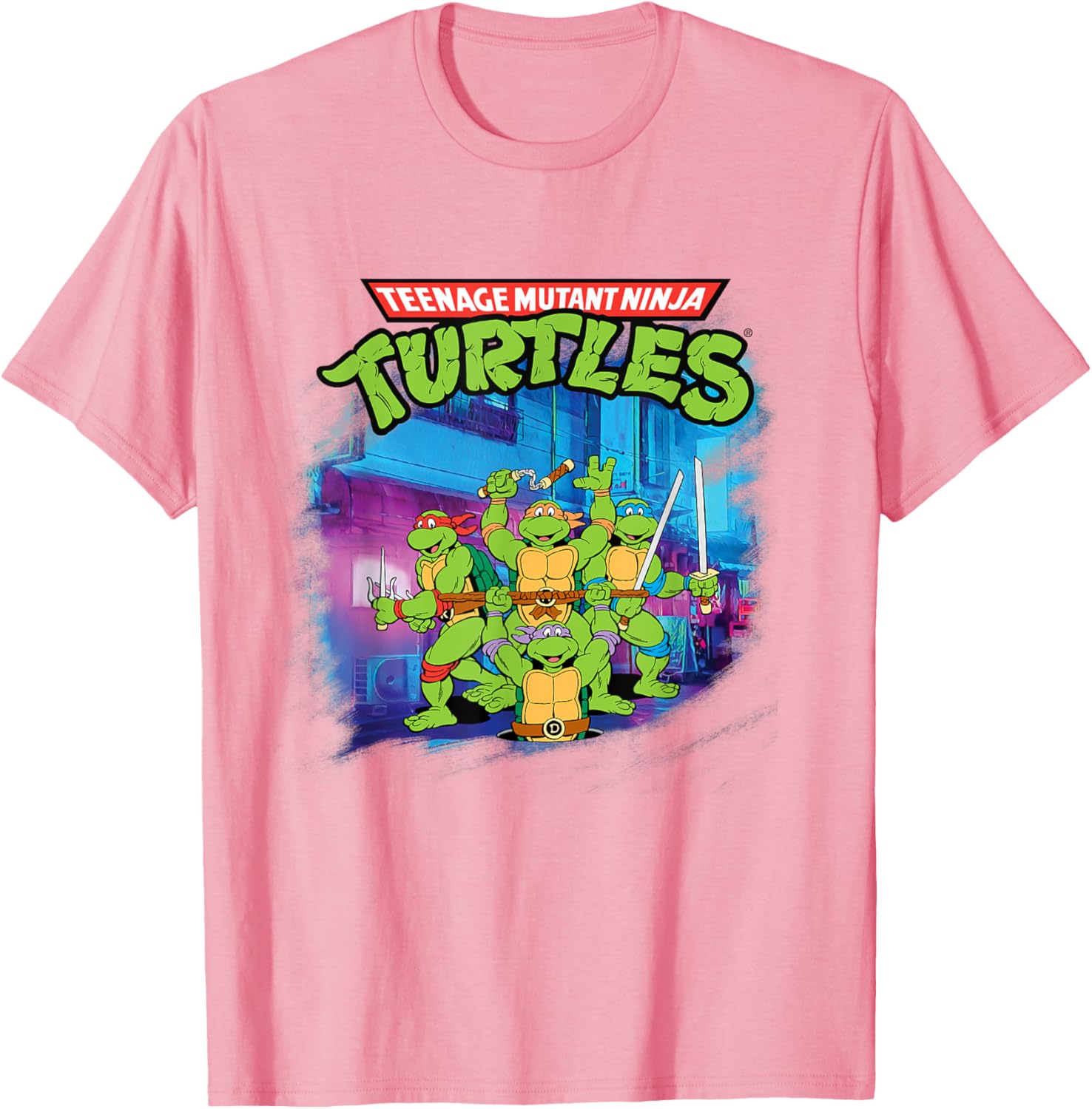 Mademark TMNT Classic Team T-Shirt for Fans of Teenage Mutant Ninja Turtles - 3