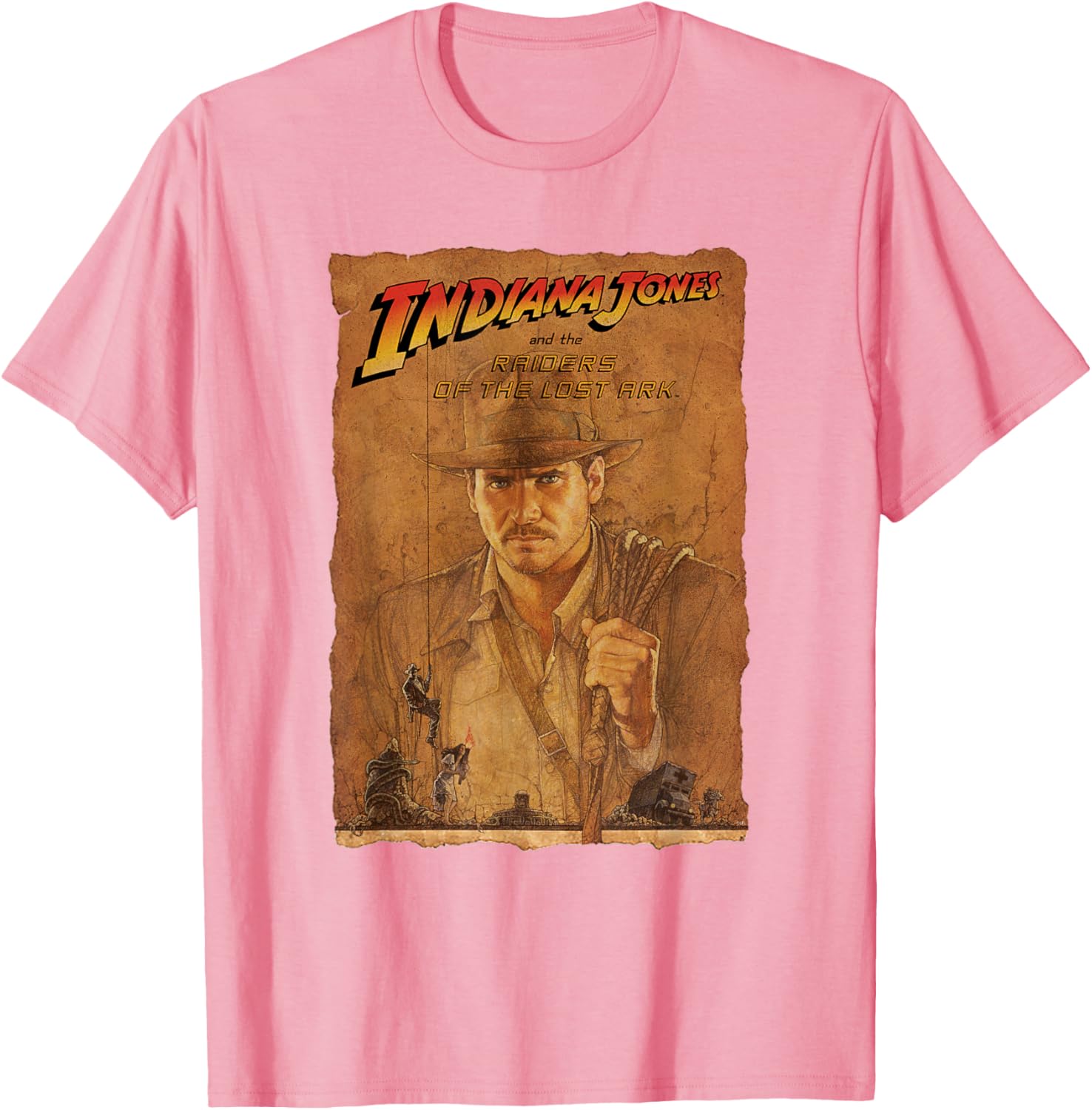 Indiana Jones Raiders of the Lost Ark Poster Art T-Shirt for Fans - 11