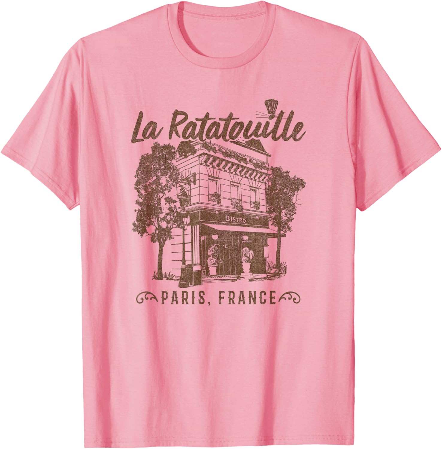 Disney Pixar Ratatouille Vintage Paris Restaurant T-Shirt for Food Lovers - 6