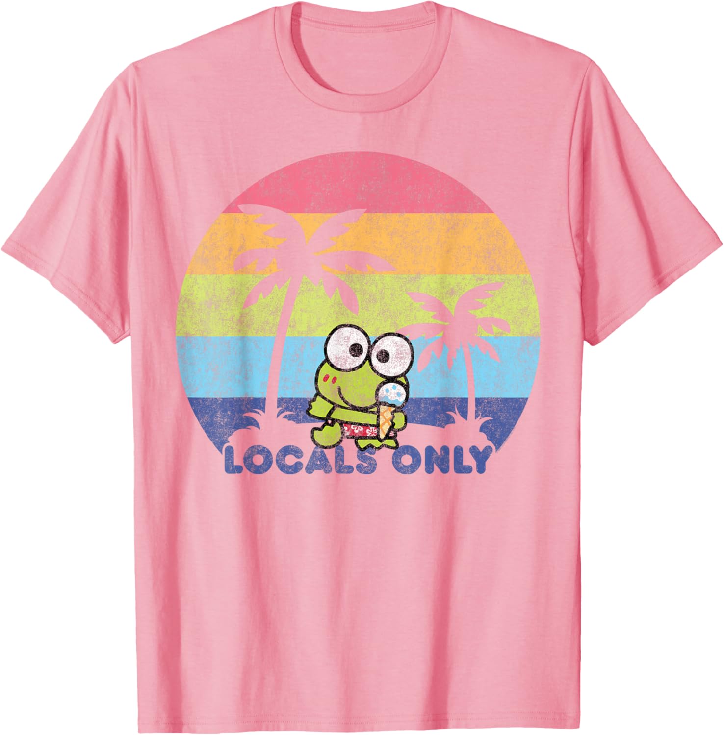Keroppi Locals Only T-Shirt Fun Graphic Tee for Fashionable Fans - 16