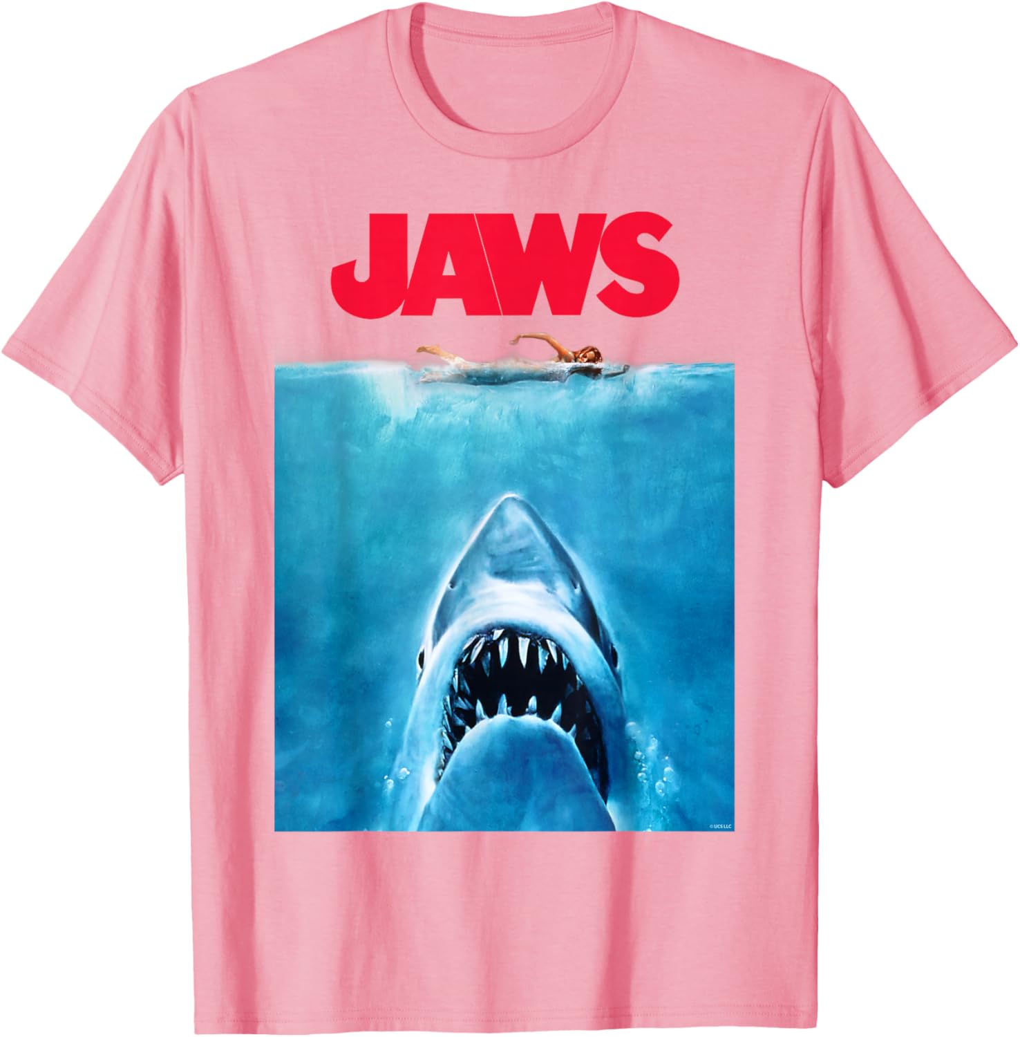 Jaws Oversize Poster T-Shirt for Movie Lovers - Stylish and Comfortable Apparel - 6