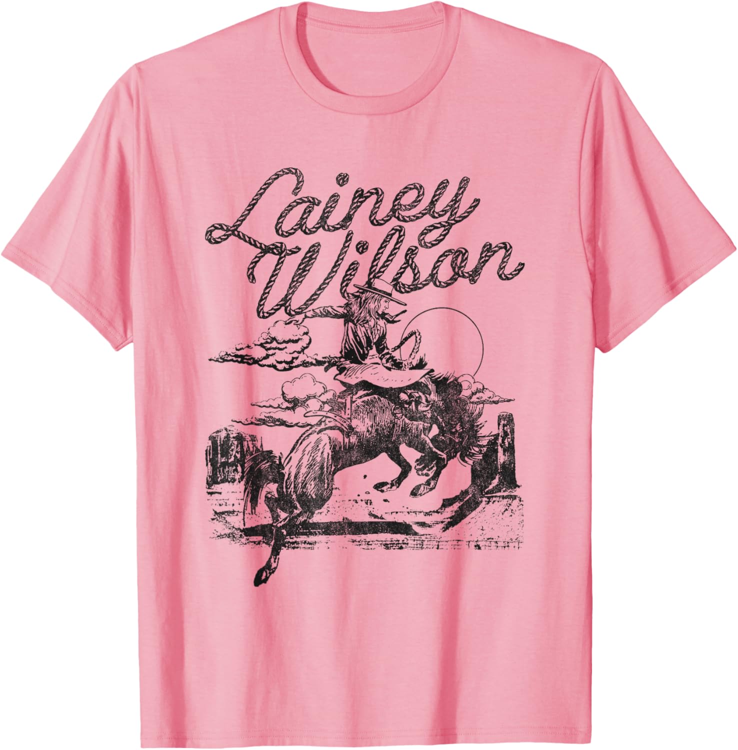 Lainey Wilson Horse T-Shirt for Fans of Country Music and Equestrian Style - 3