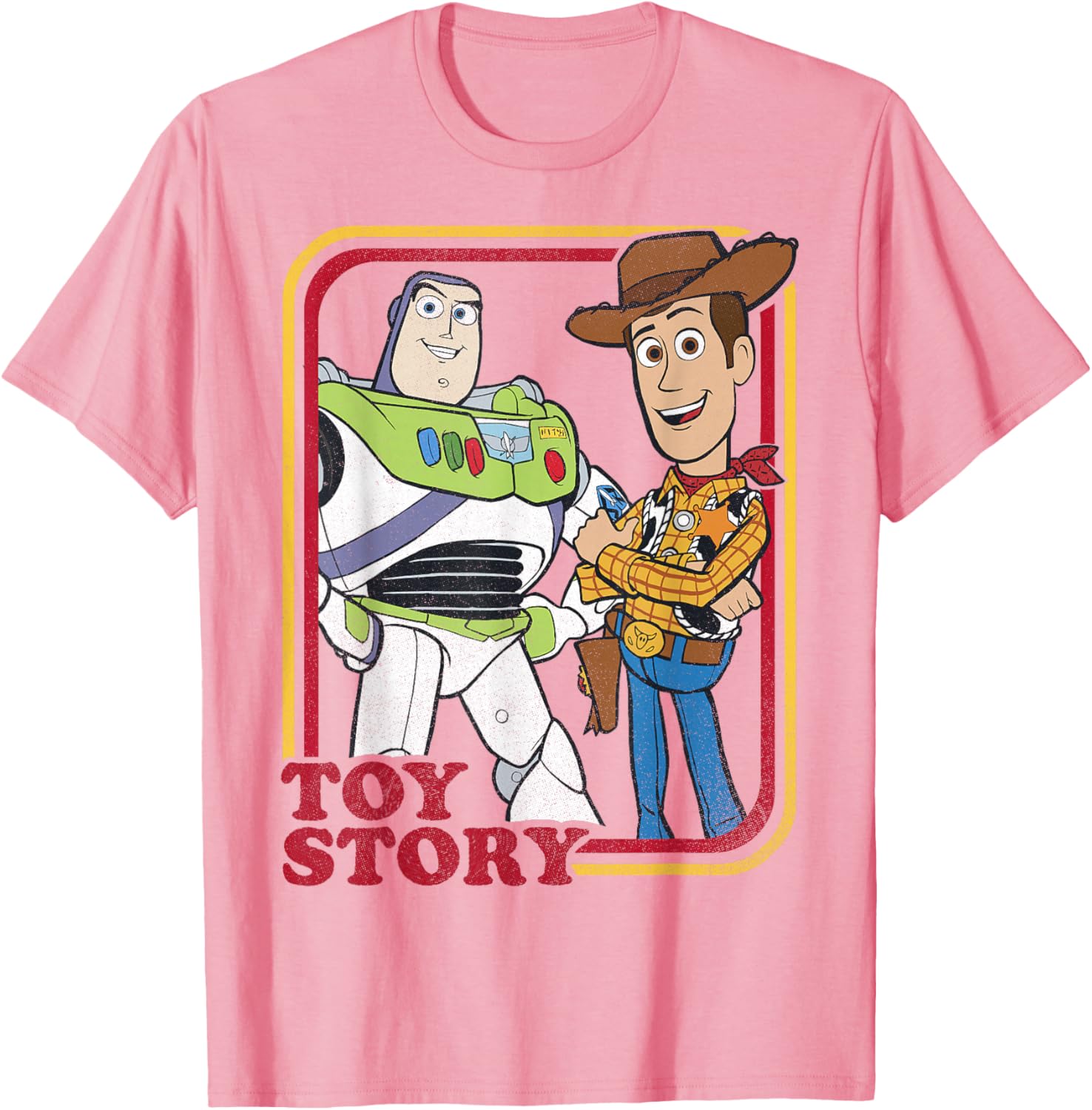Disney Pixar Toy Story Buzz Lightyear and Woody Buds T-Shirt for Kids - 1