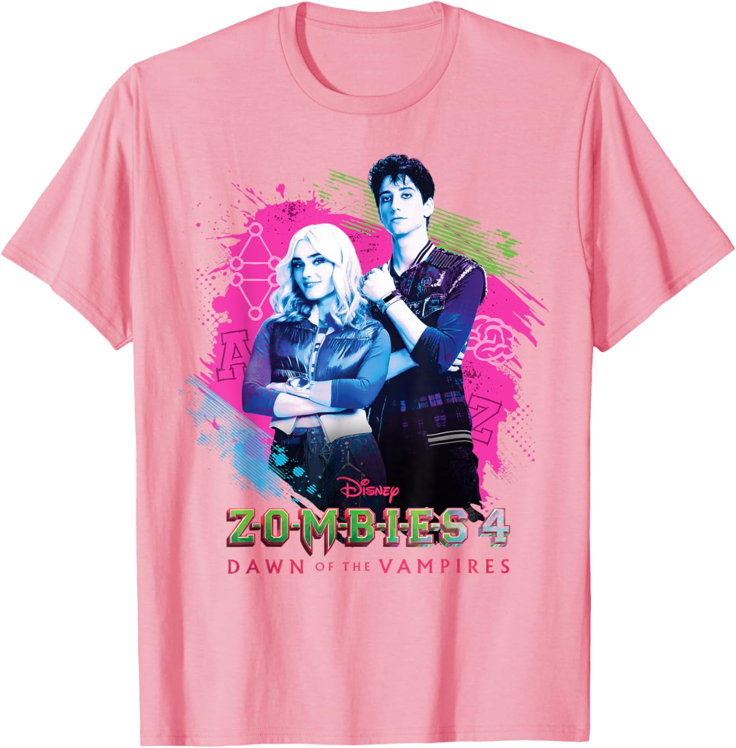 Disney Zombies 4 T-Shirt featuring Zed and Addison for fans - 15