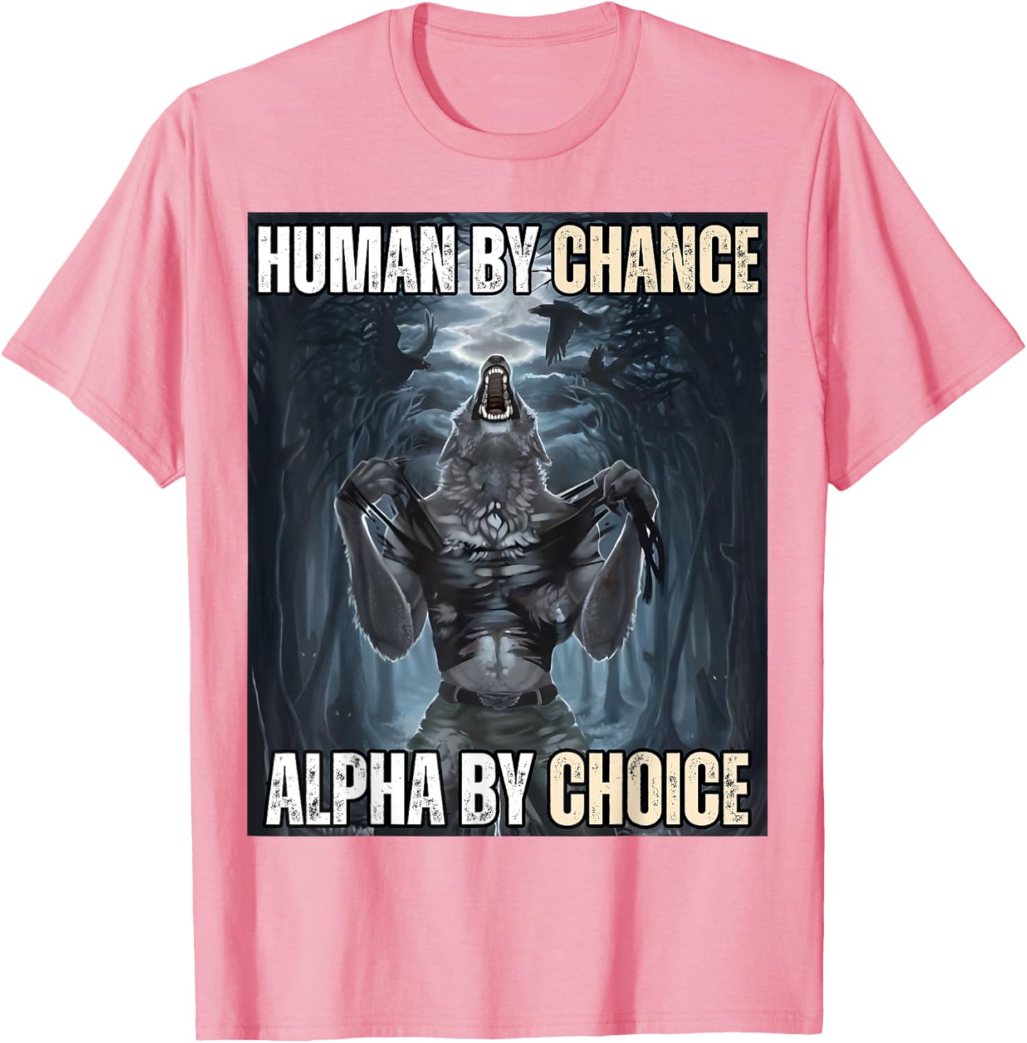 Funny Alpha Wolf Meme T-Shirt for Cool and Unique Style Fans - 15