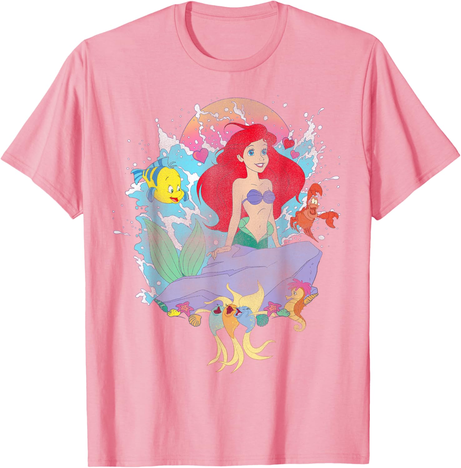 Ariel Splash T-Shirt for Kids - Fun Disney Little Mermaid Apparel - 1