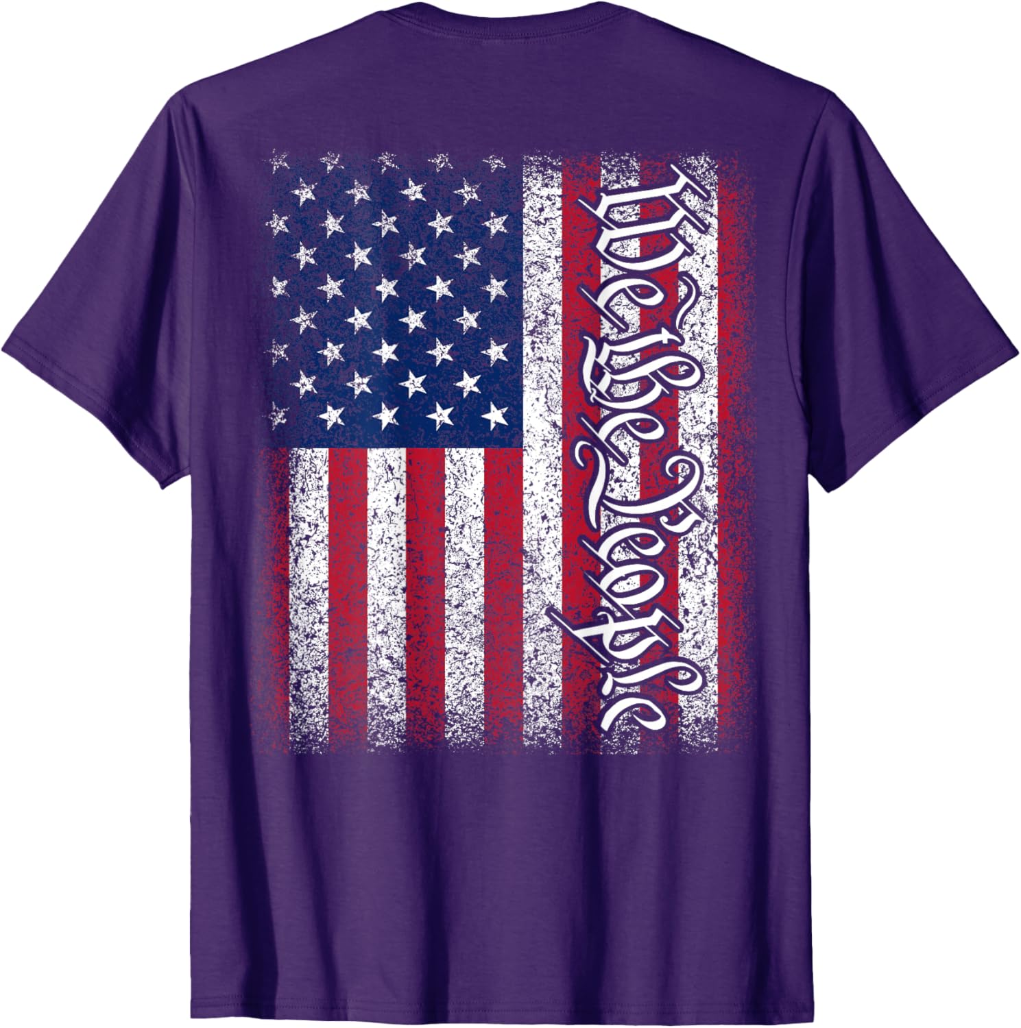 We The People Patriotic T-Shirt with American Flag Design for Proud Americans - 13