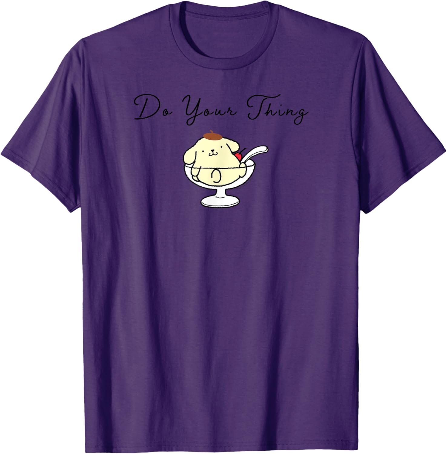 Pompompurin Do Your Thing T-Shirt Cute Character Apparel for Fans - 9
