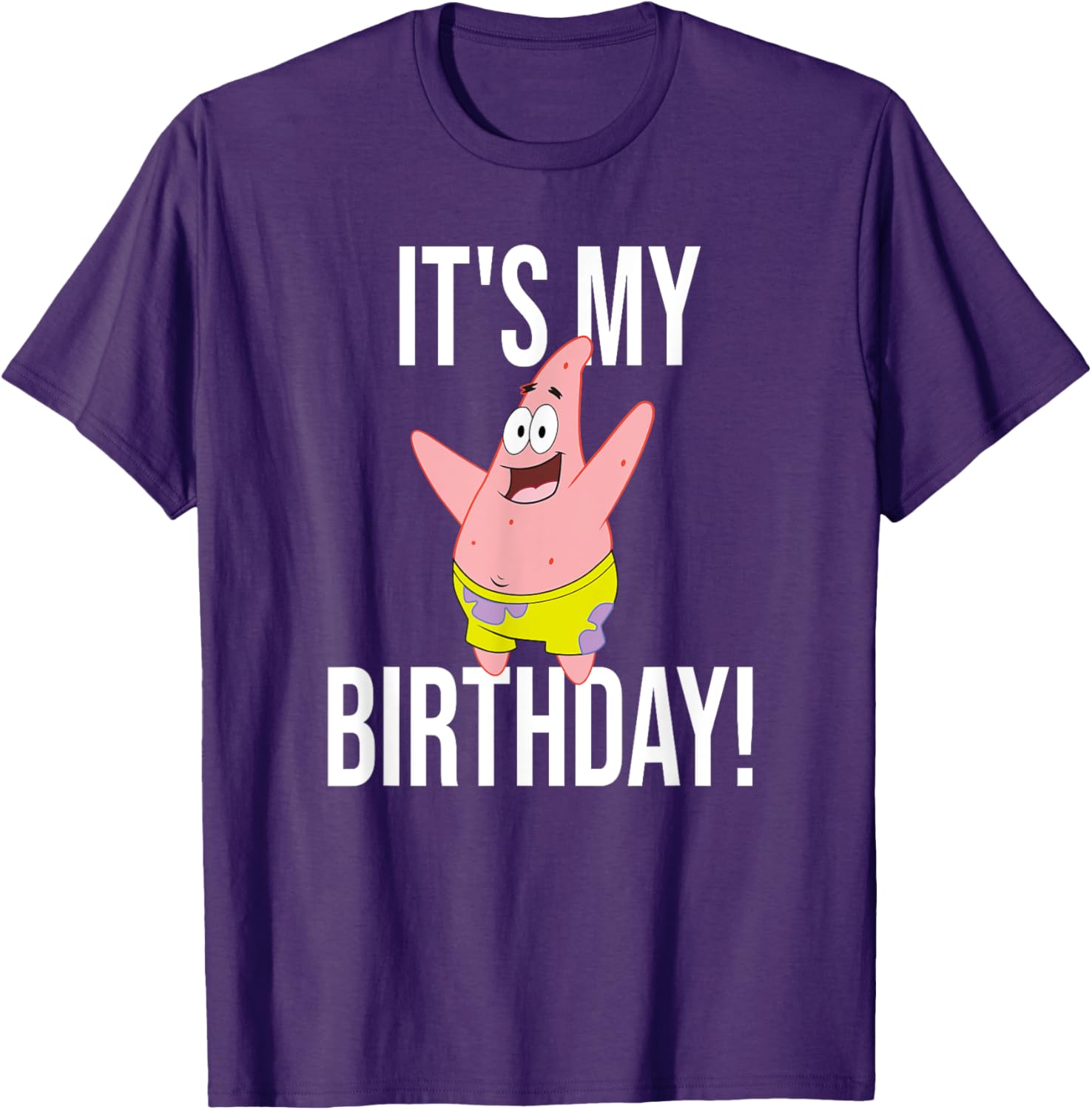Mademark Birthday T-Shirt Featuring Patrick Star from SpongeBob SquarePants - 6