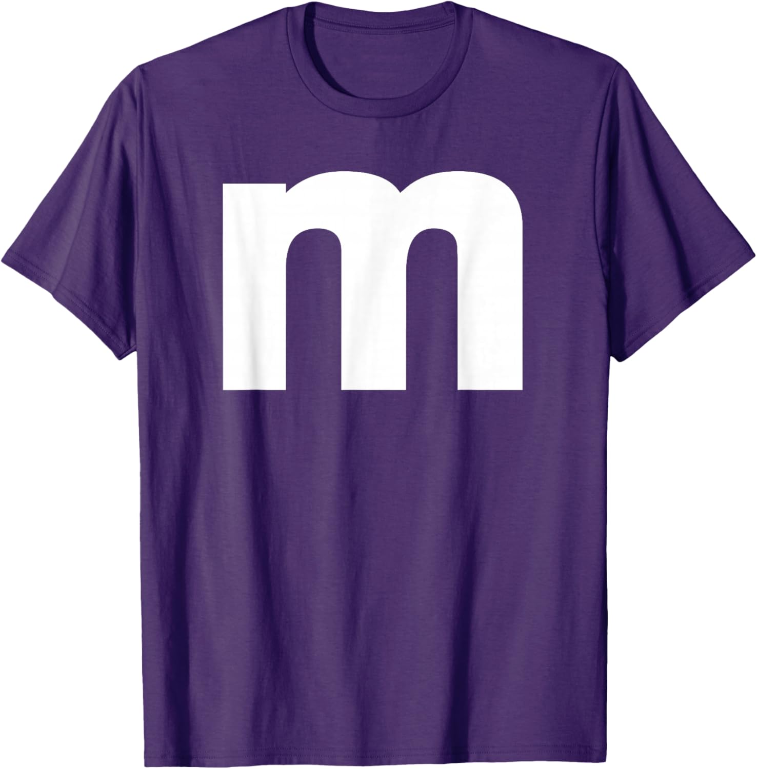 Capital Letter M Halloween T-Shirt for Fun Holiday Outfits - 11