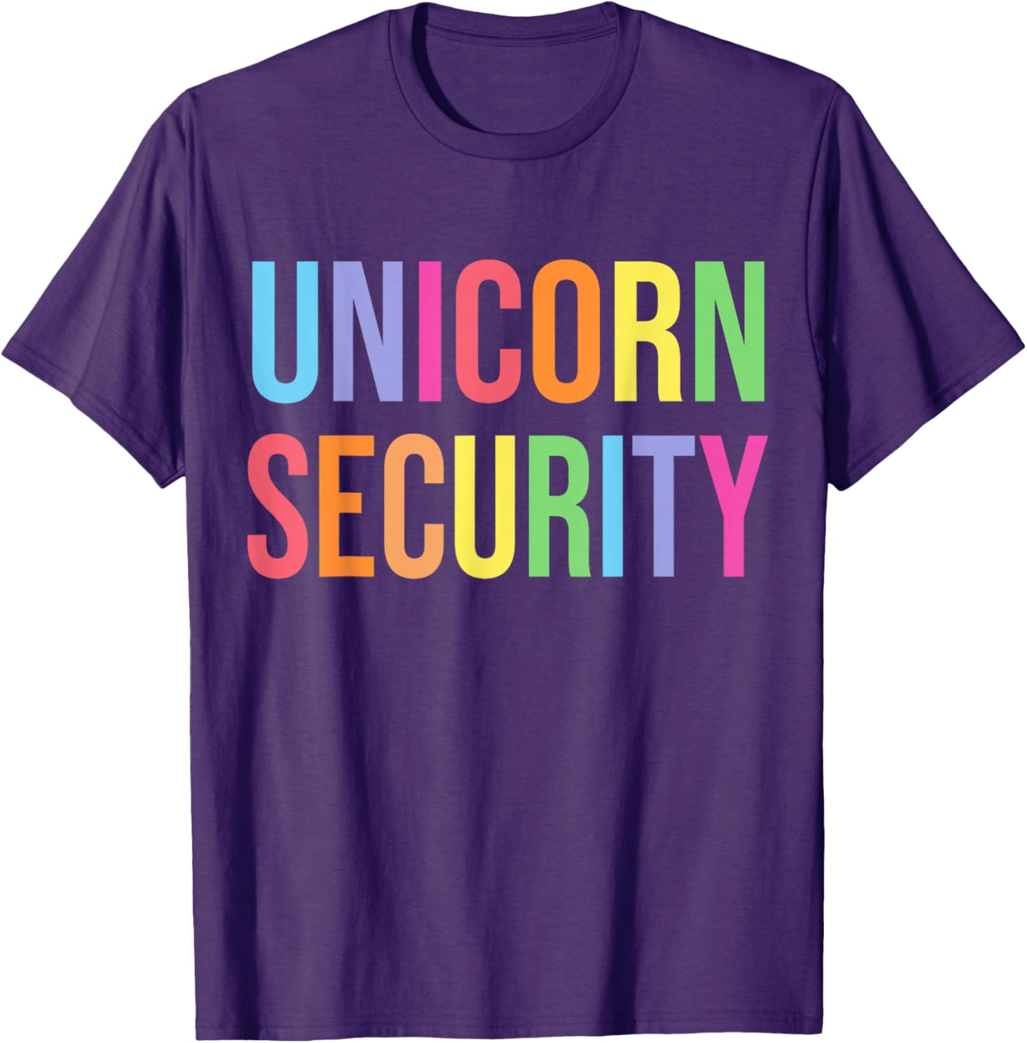 Halloween Family Costume Unicorn Security T-Shirt for Mom, Dad, Daughter - 16