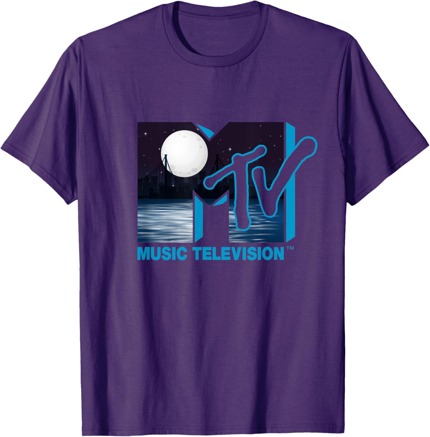 Mademark x MTV Full Moon City Logo T-Shirt - Stylish Graphic Tee - 3