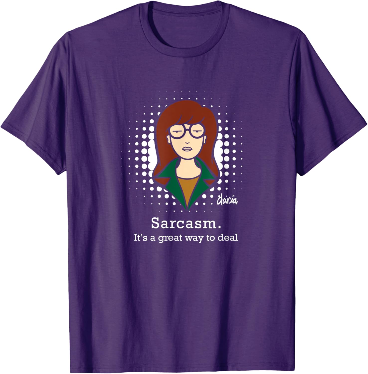 Mademark x Daria Sarcasm T-Shirt Perfect for Humor Lovers and Casual Wear - 10