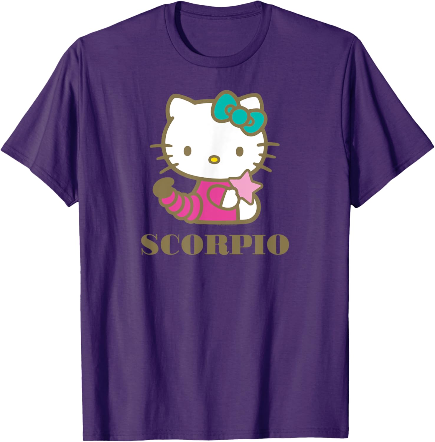 Hello Kitty Scorpio Zodiac T-Shirt for Trendy Fans of Cute Fashion - 11