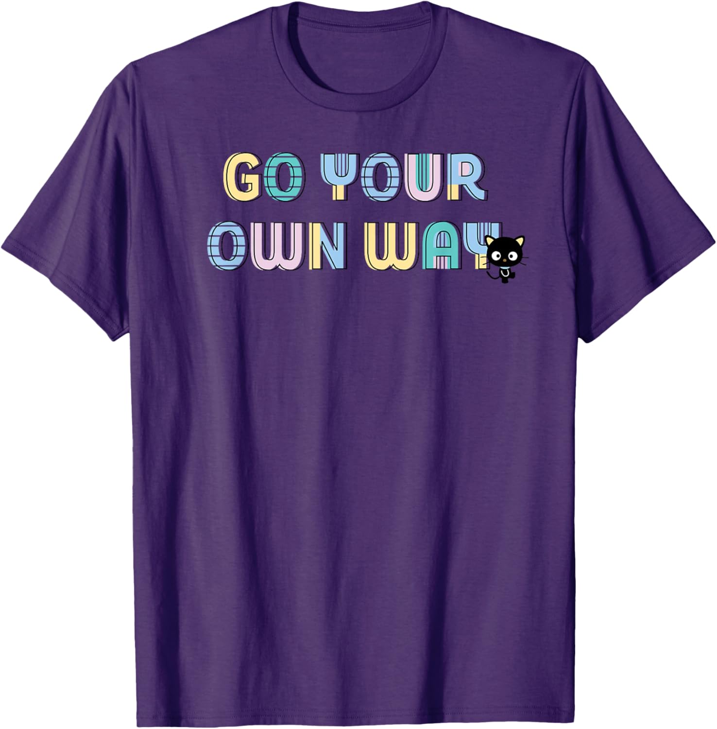 Chococat Go Your Own Way Graphic T-Shirt for Fun Fashion Lovers - 3