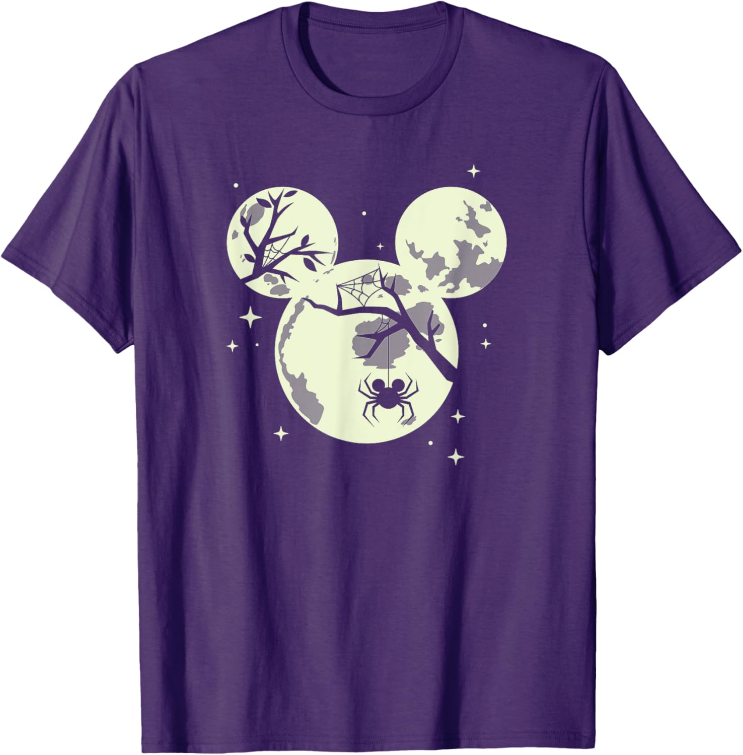 Disney Halloween Mickey Moon T-Shirt for Fun Spooky Style - 6