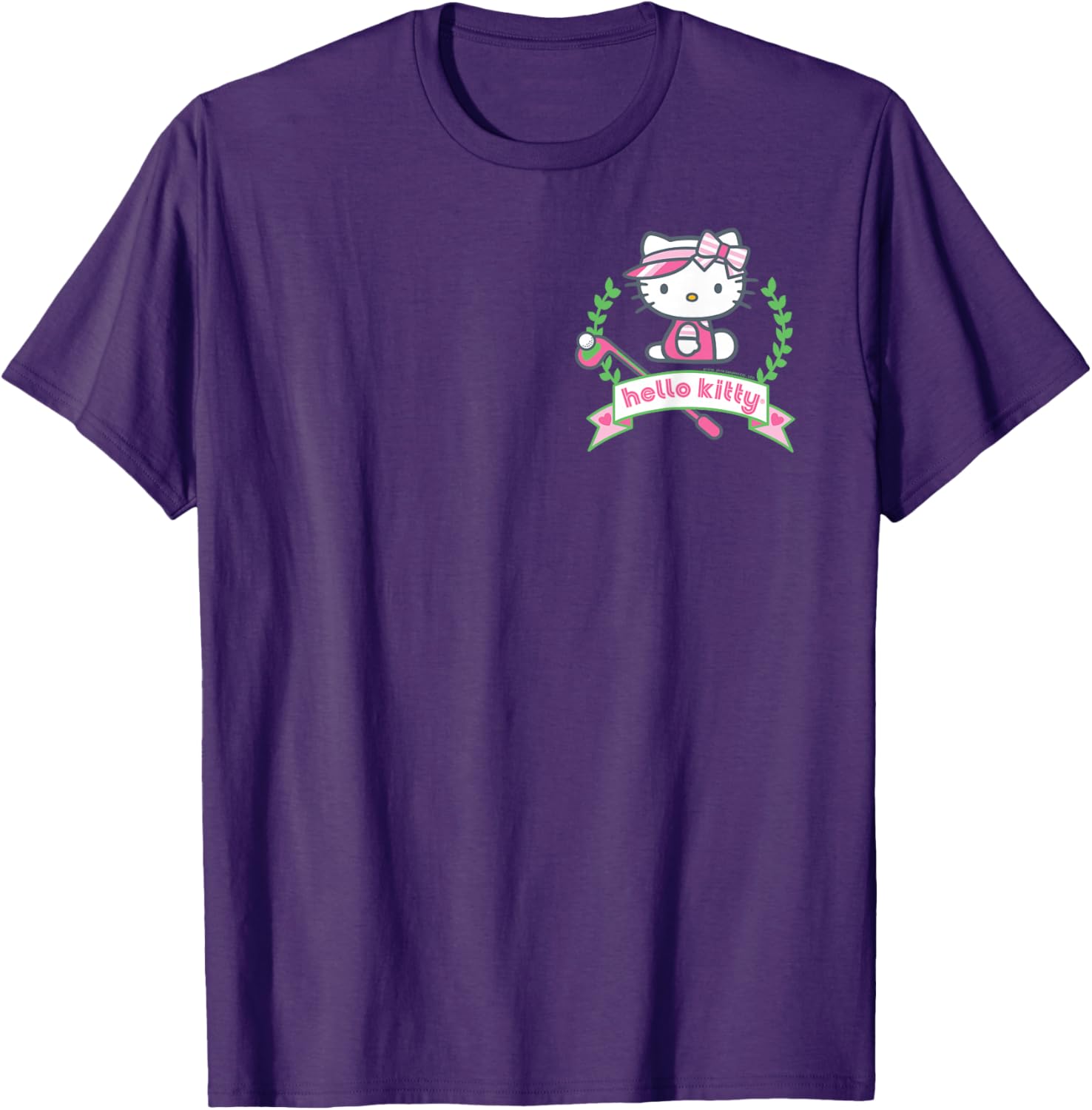 Hello Kitty Golf T-Shirt for Fun Golfers - Cute Cartoon Apparel - 10