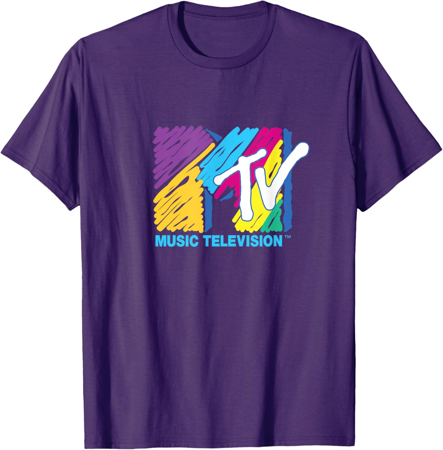 Mademark x MTV Colorful Logo Big Pen T-Shirt for Music Lovers - 10