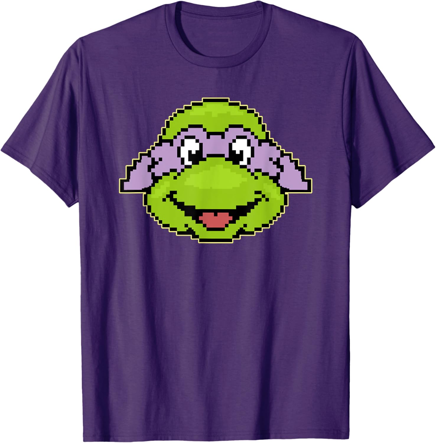 Mademark Teenage Mutant Ninja Turtles Donatello Pixel Style T-Shirt - 1
