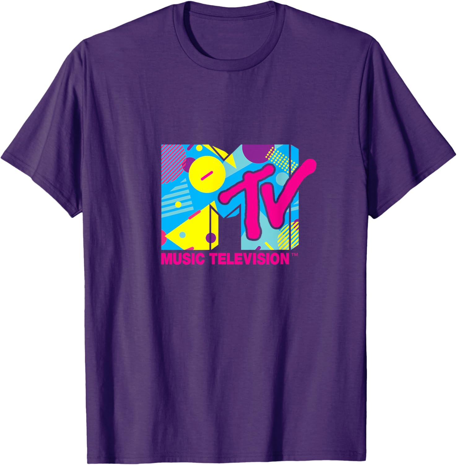 Mademark x MTV 1980s Spring Break Retro Logo T-Shirt Casual Wear - 13