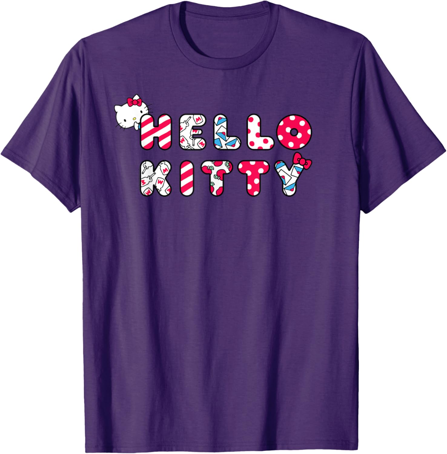 Hello Kitty Retro Icons T-Shirt for Trendy Fans and Collectors - 1