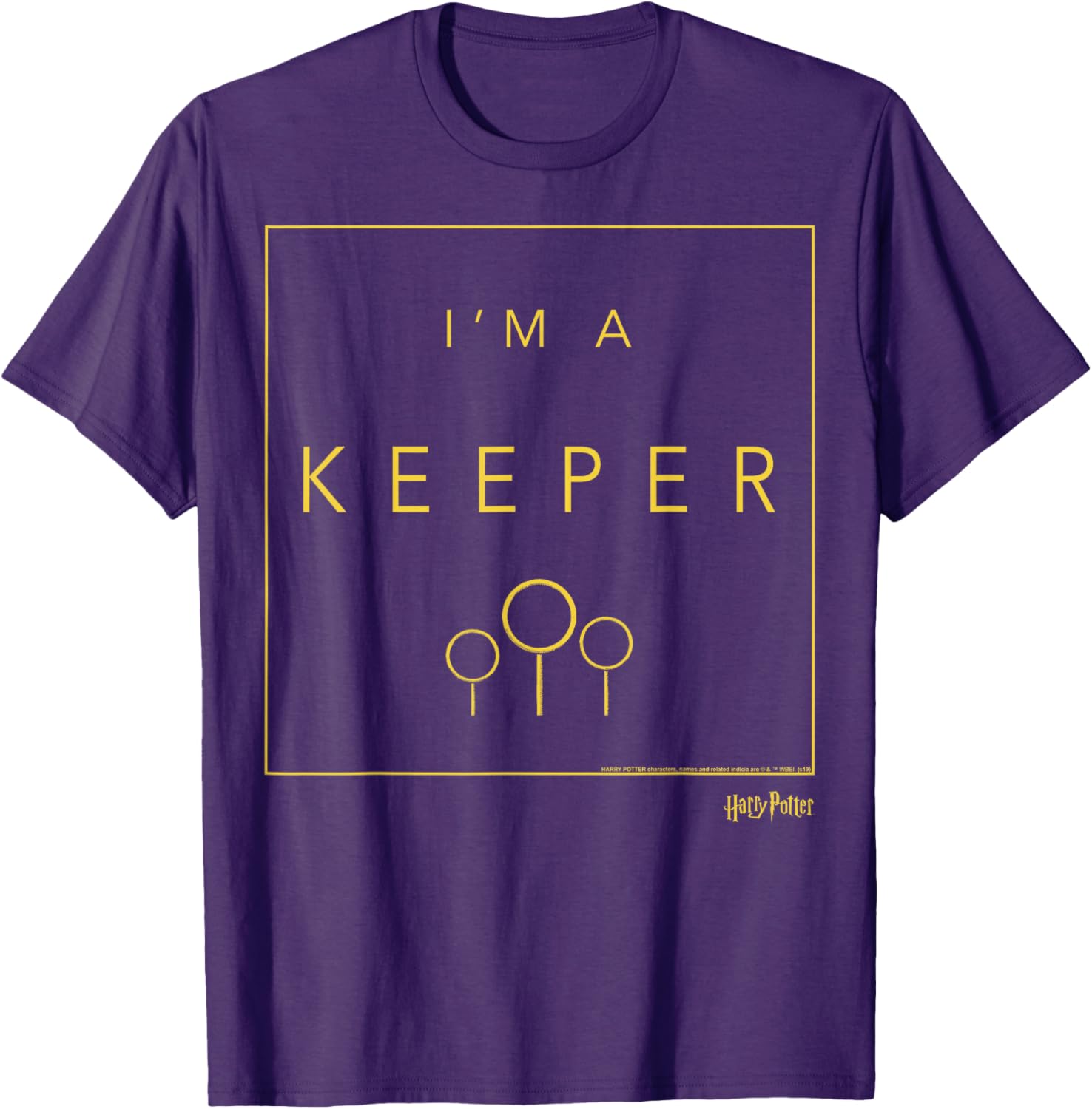 Harry Potter Quidditch I'm A Keeper T-Shirt for Fans and Players - 3