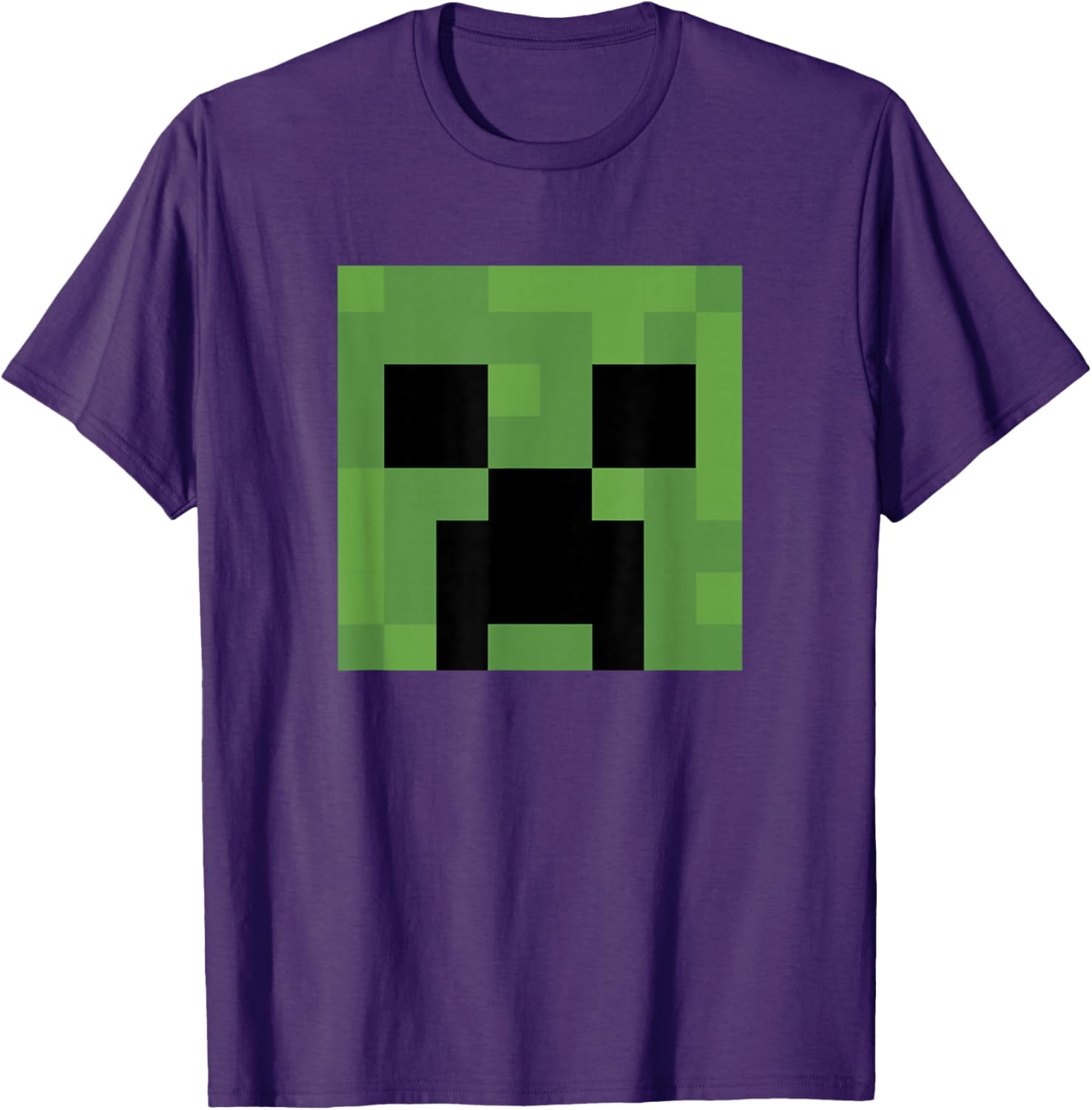 Minecraft Creeper Big Face T-Shirt for Gamers and Fans of All Ages - 10