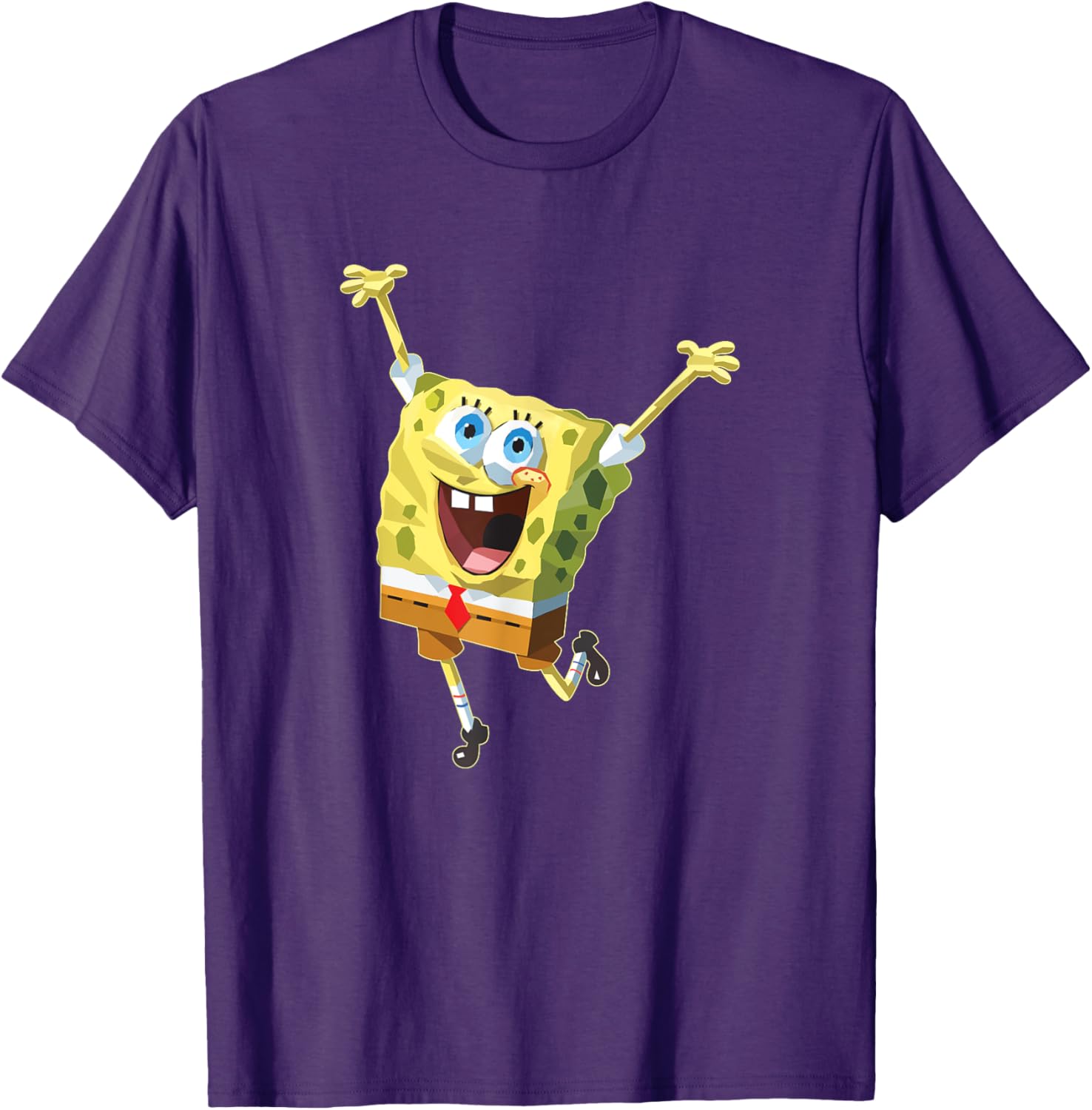 Mademark SpongeBob SquarePants Happy as a Clam Polygon T-Shirt - 2