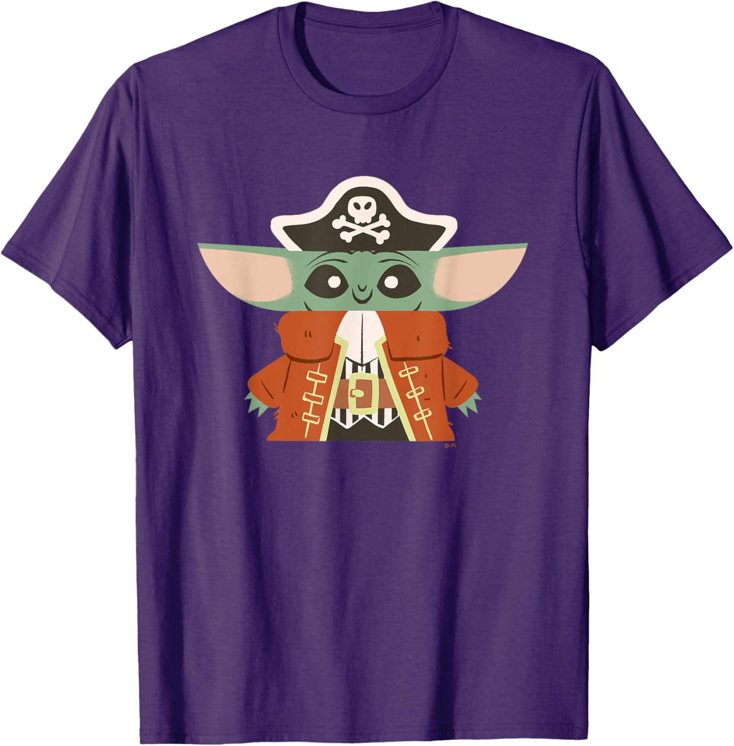 Grogu The Mandalorian Pirate Halloween Costume T-Shirt for Kids and Adults - 9