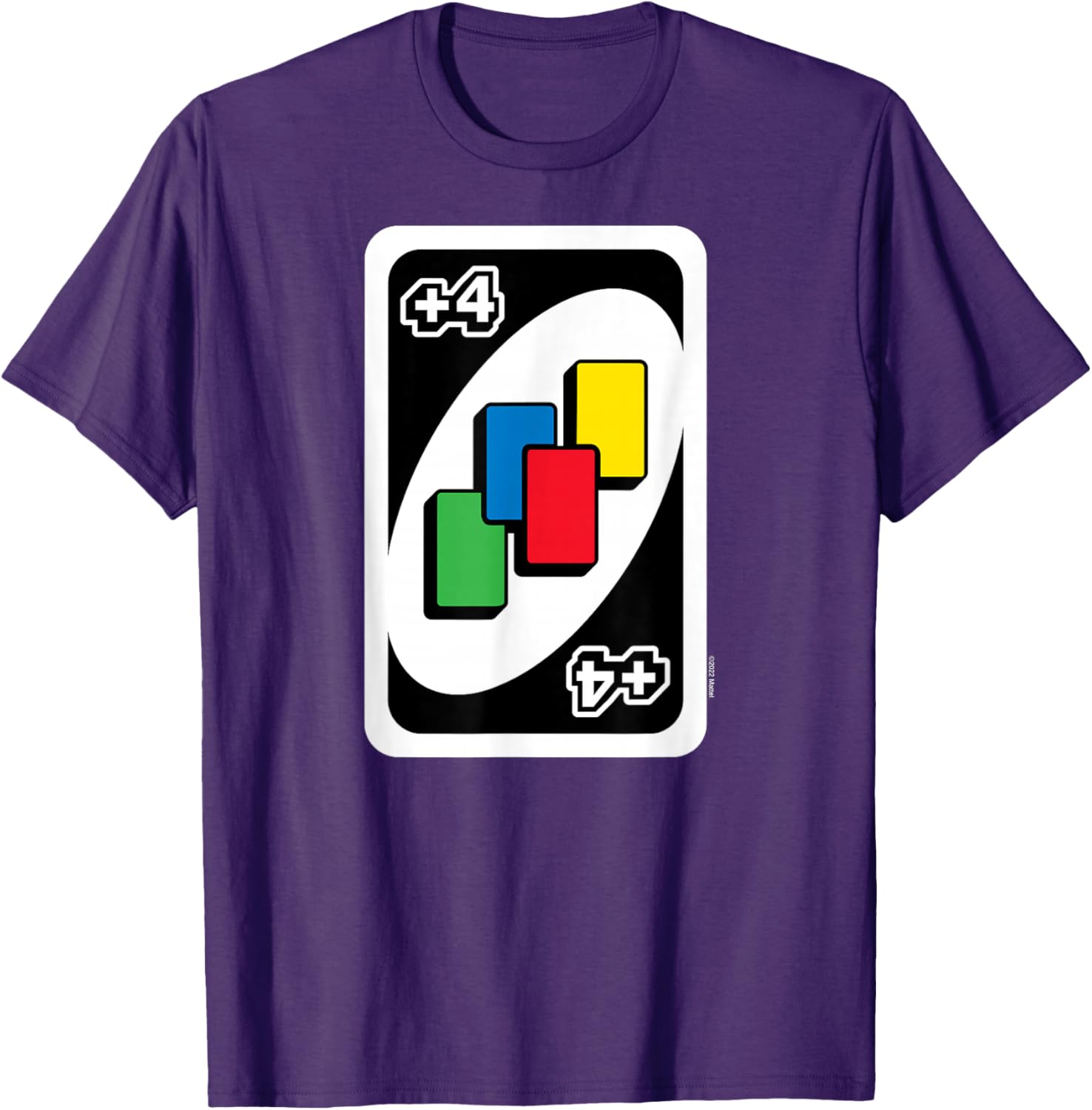 UNO Draw Four Card T-Shirt Fun Casual Wear for Game Lovers - 2