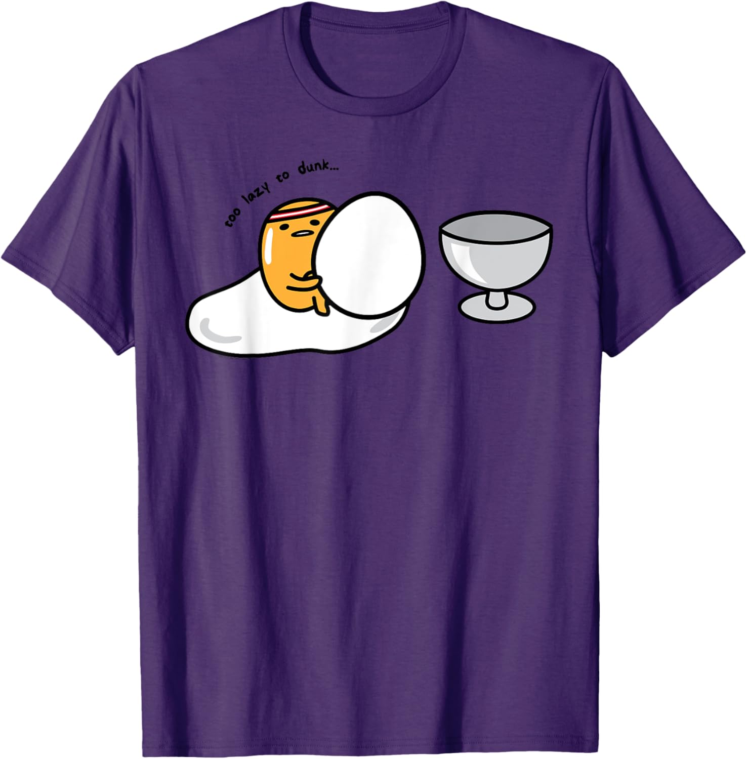 Gudetama Lazy Dunk Basketball T-Shirt for Fun and Unique Style - 15