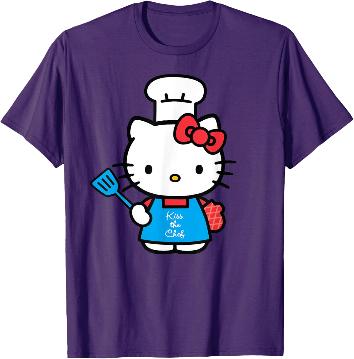 Hello Kitty Kiss the Chef T-Shirt Cute and Fun Cooking Apparel - 18