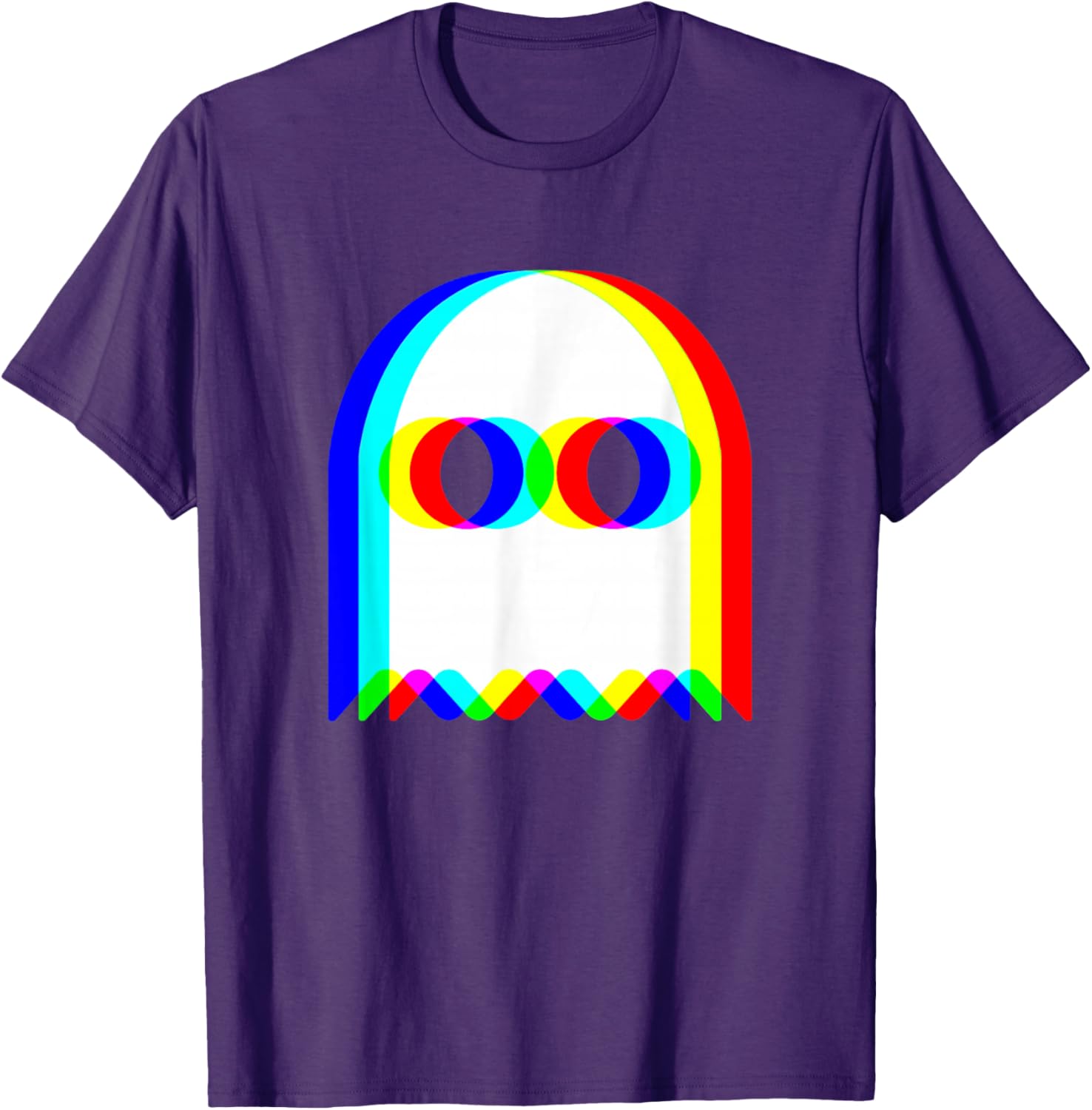 Funny Trippy Ghost Halloween T-Shirt for EDM Rave Party Fun - 7