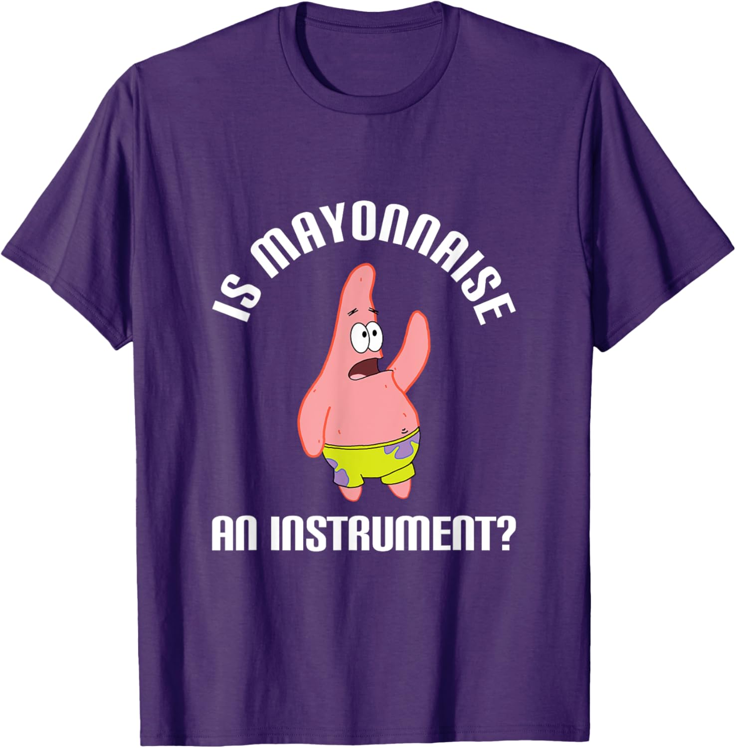 Mademark SpongeBob SquarePants Mayonnaise Instrument T-Shirt for Fans - 1